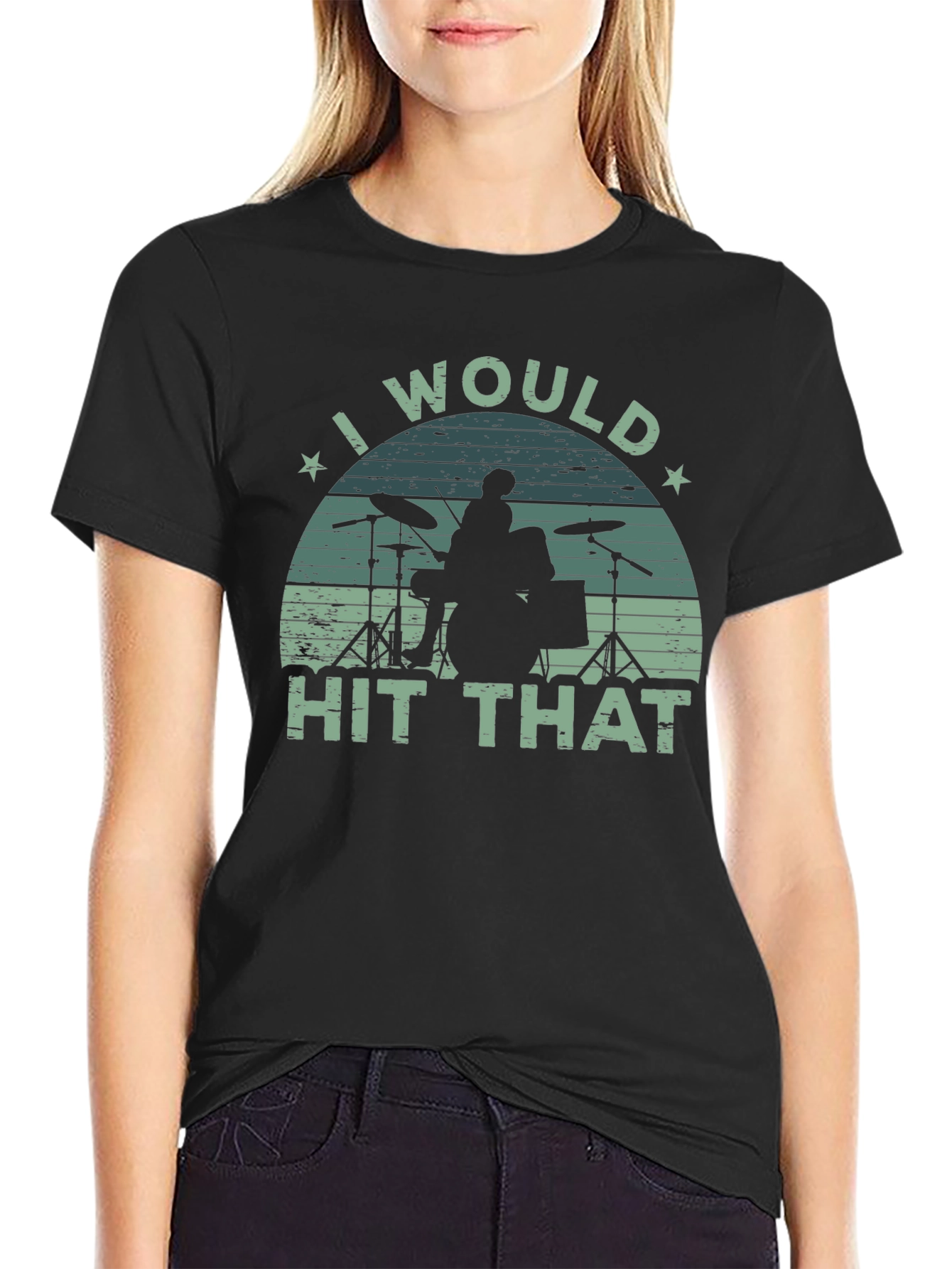 I Would Hit That Drummer Graphic Tee