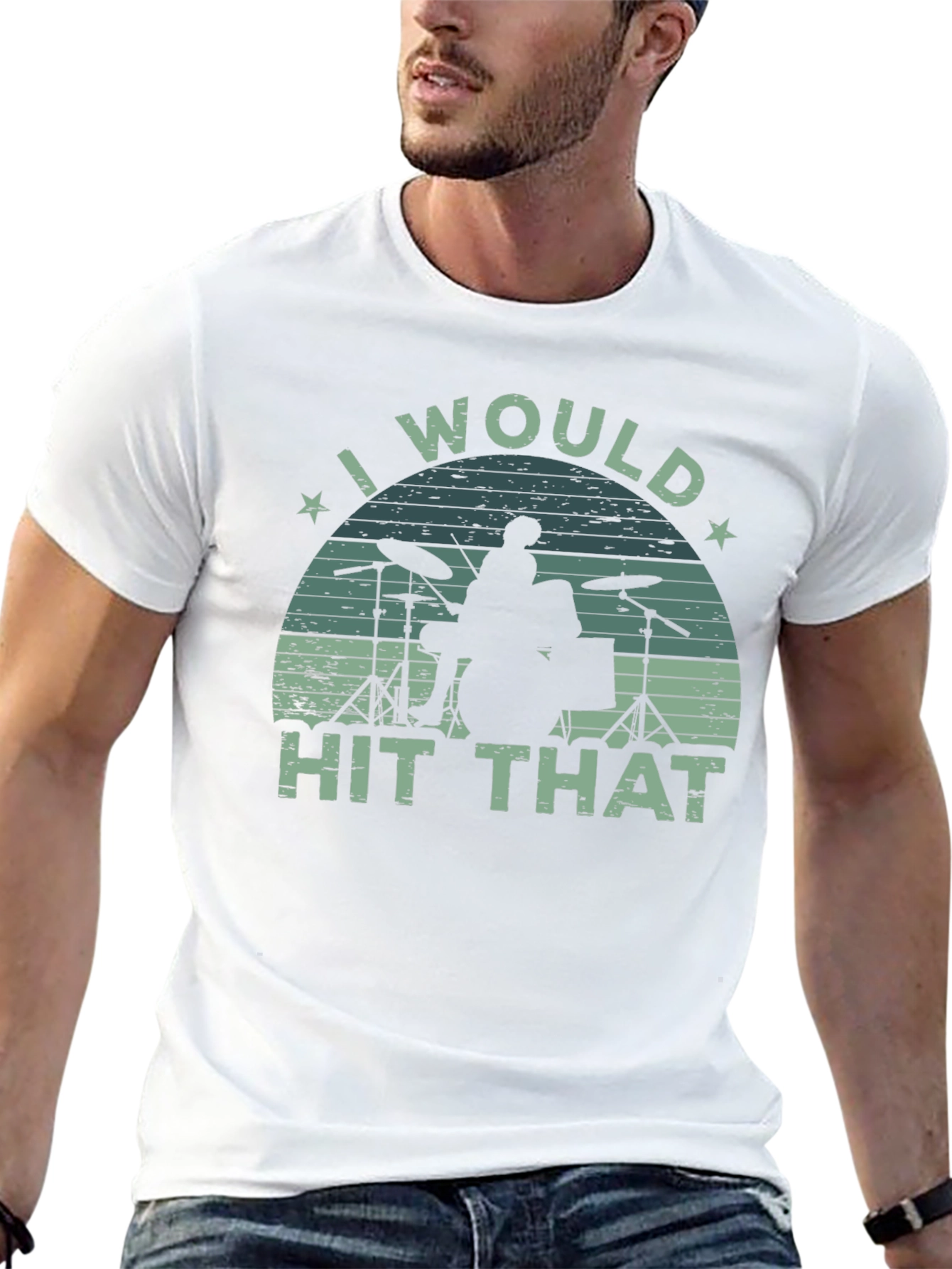 I Would Hit That Drummer Graphic Tee