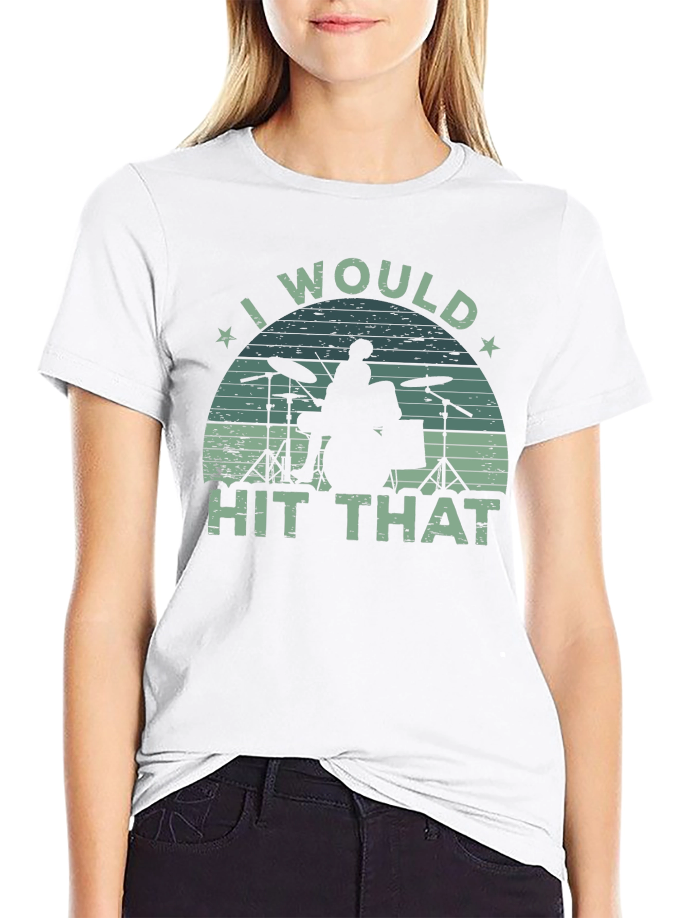 I Would Hit That Drummer Graphic Tee