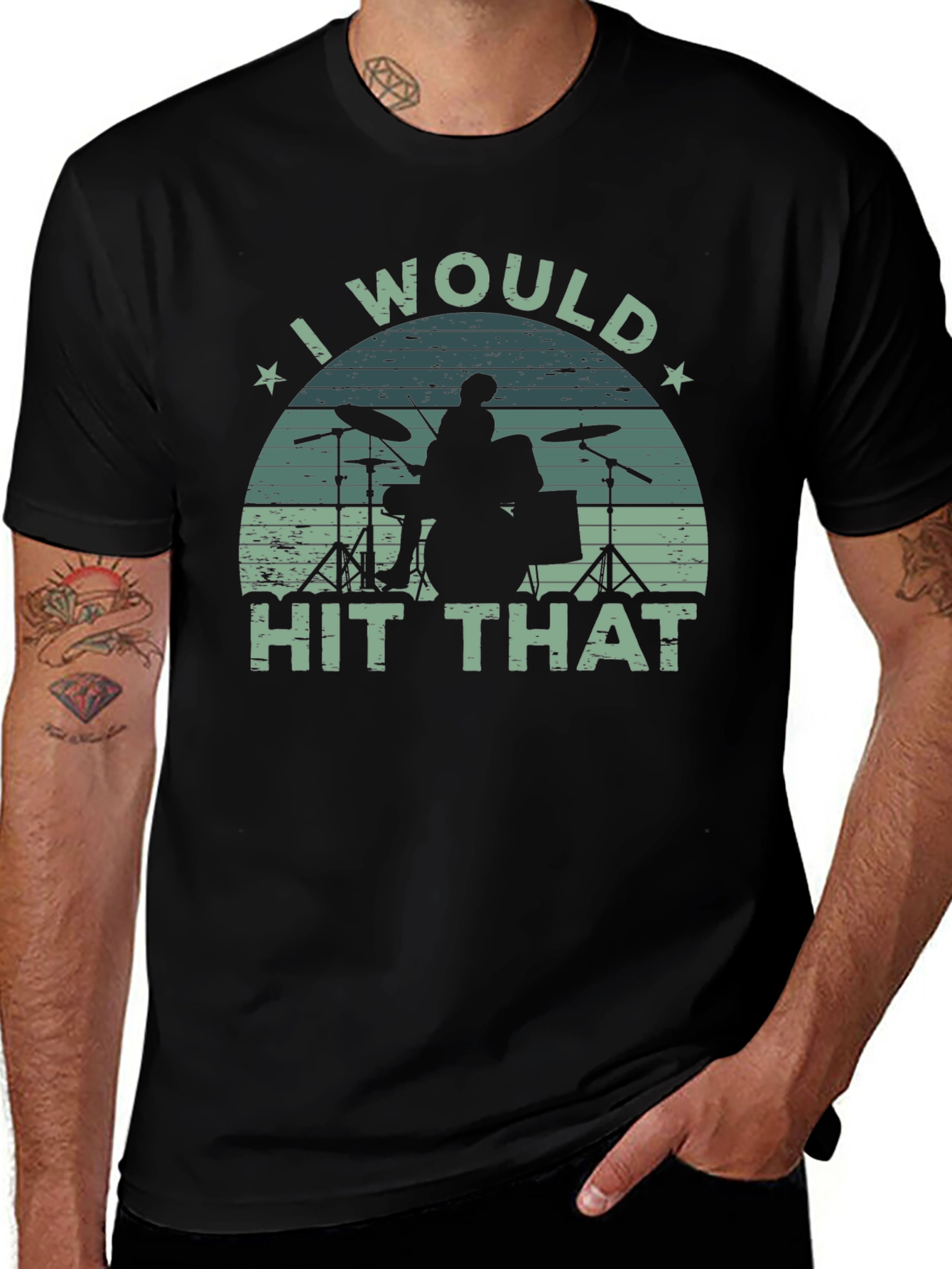 I Would Hit That Drummer Graphic Tee