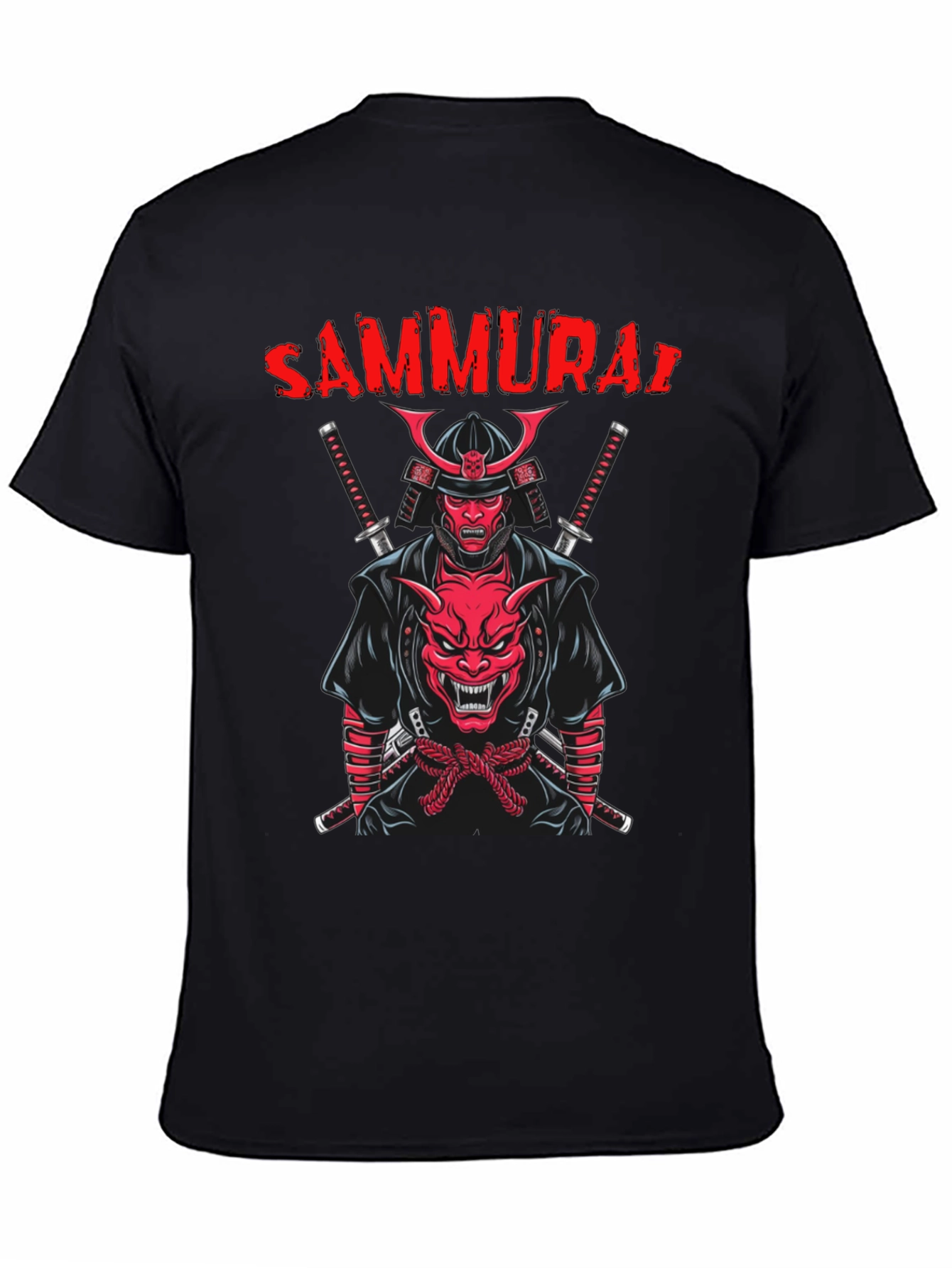 Samurai Graphic T-Shirt - Black