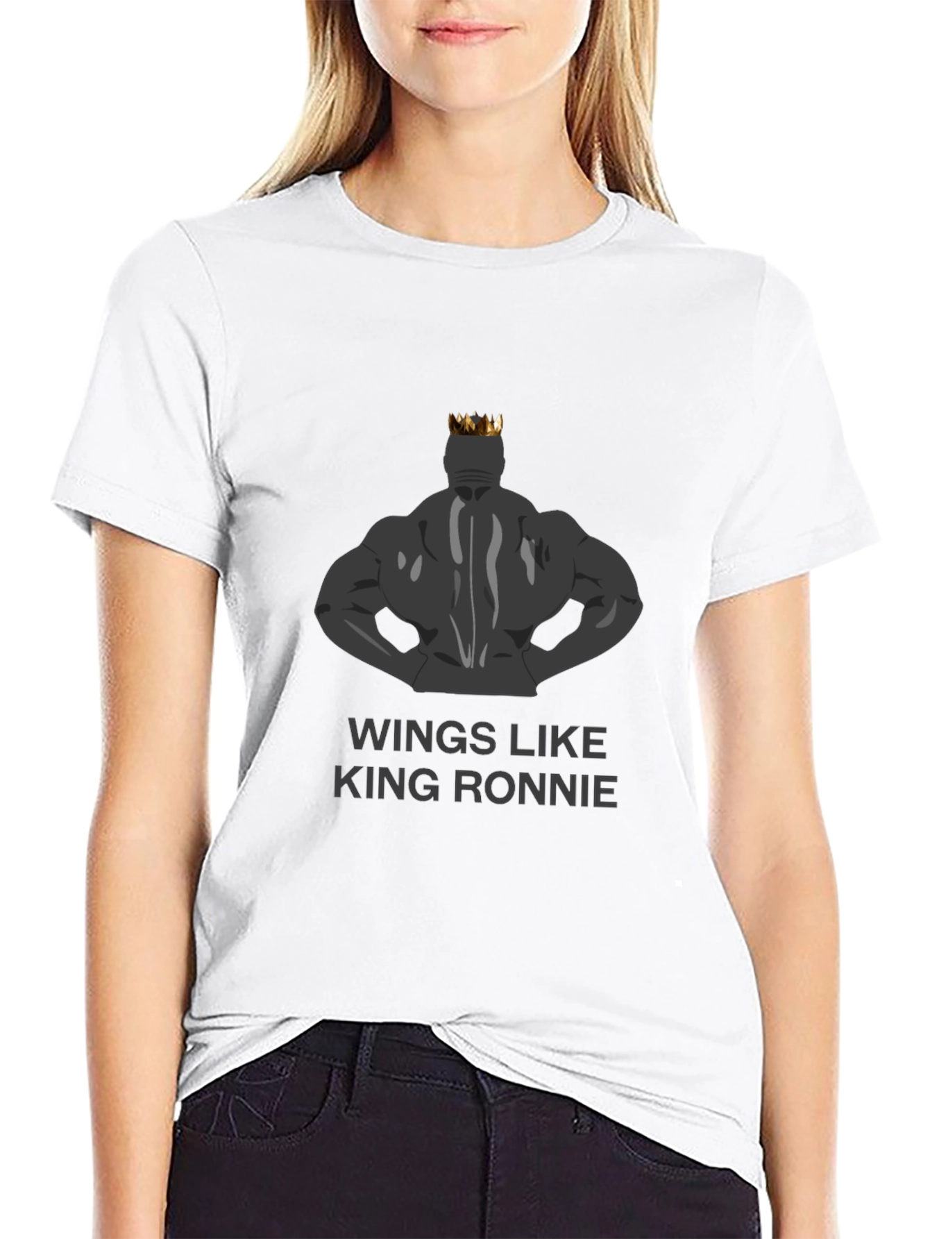 Wings Like King Ronnie Graphic Tee