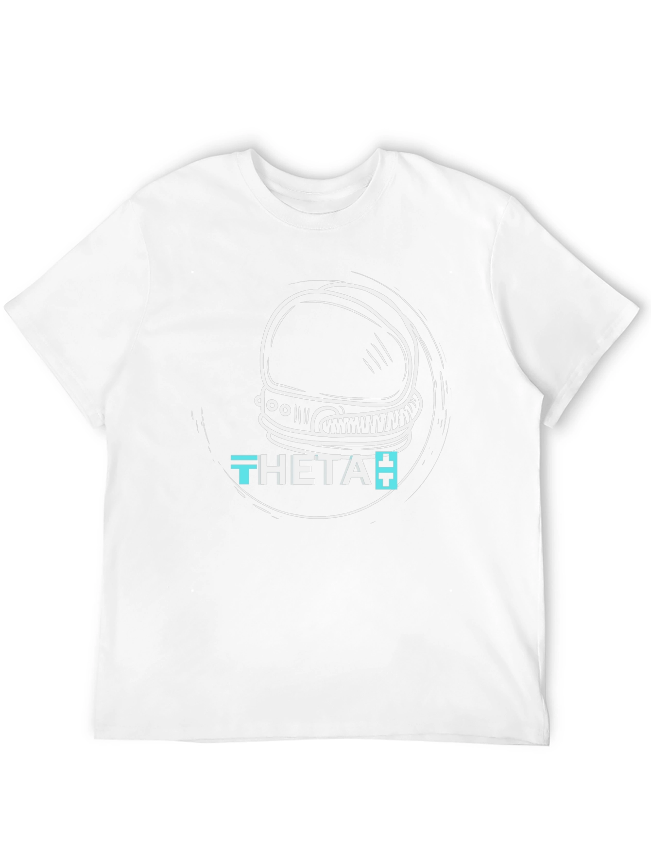 Astronaut Helmet Graphic T-Shirt - Black