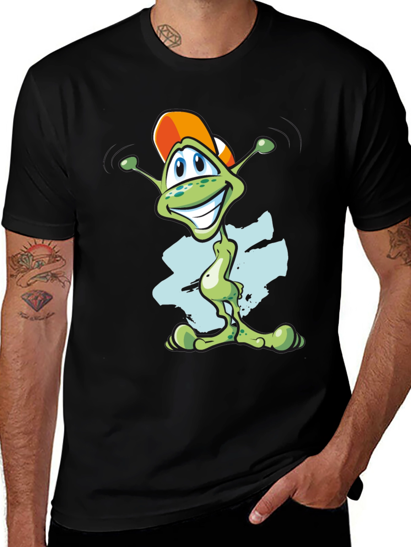 Cartoon Character Graphic Tee