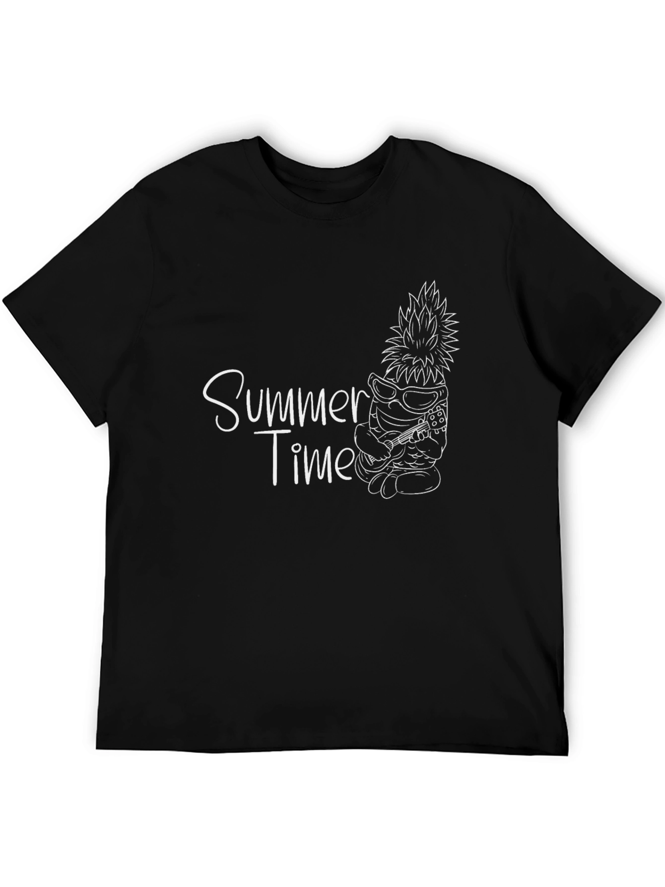 Summer Time Pineapple Graphic T-Shirt