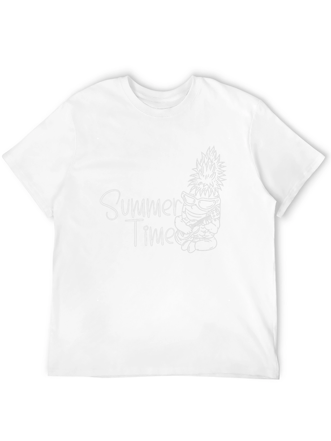 Summer Time Pineapple Graphic T-Shirt