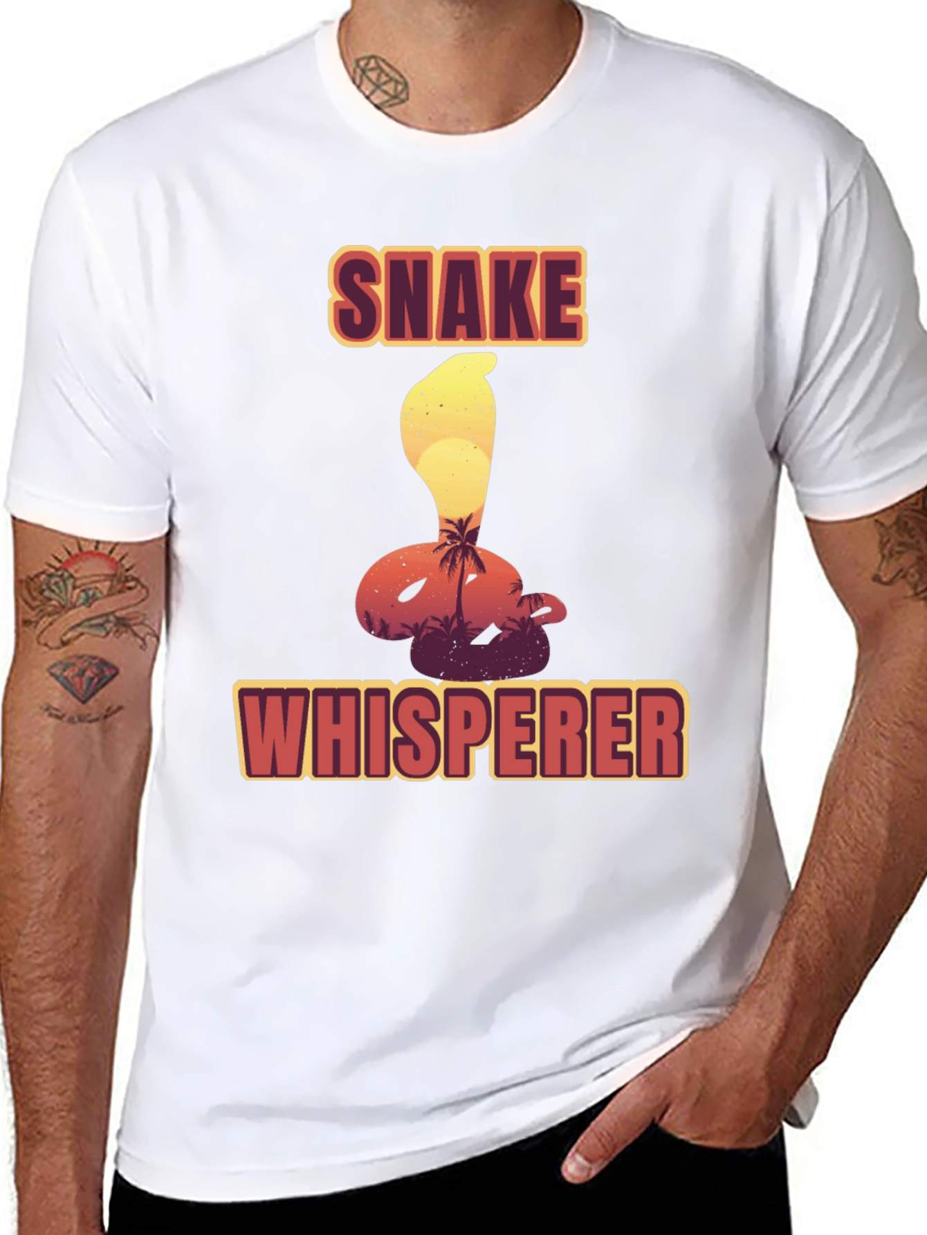 Snake Whisperer Graphic Tee - Cobra Design