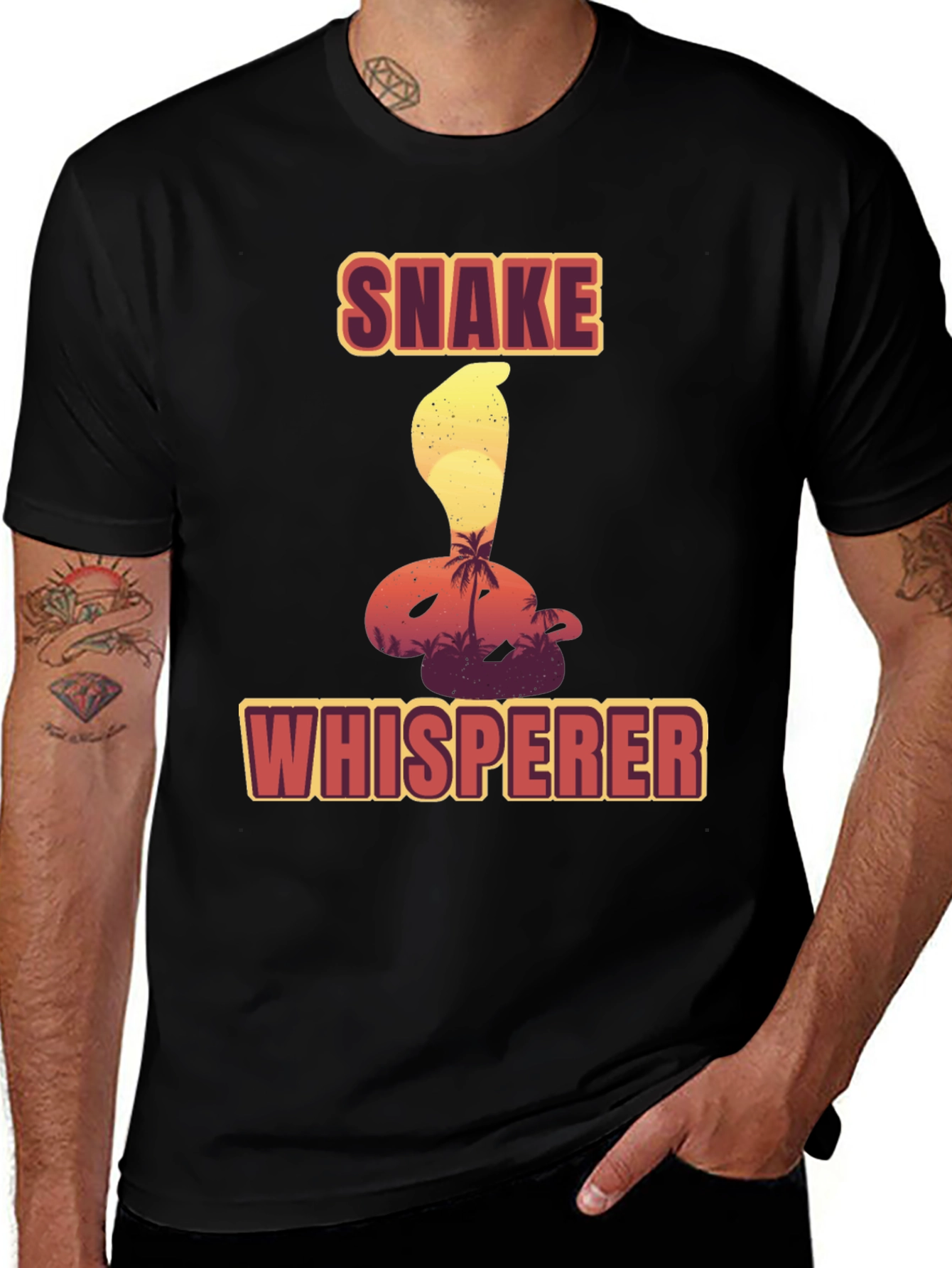 Snake Whisperer Graphic Tee - Cobra Design