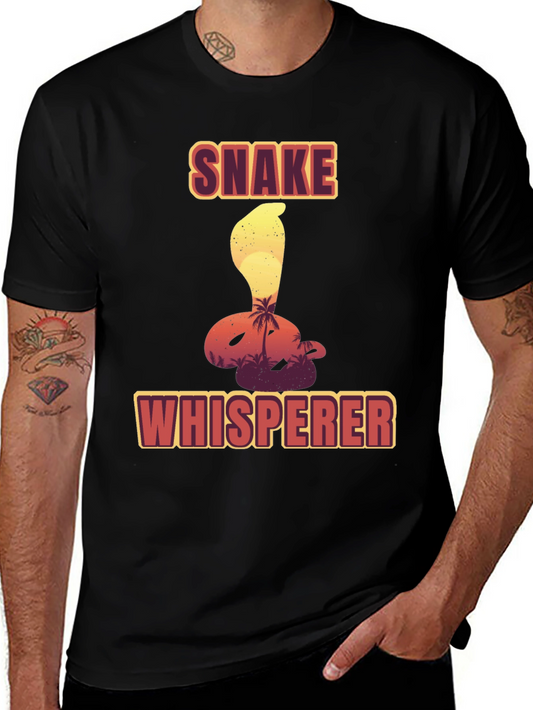 Snake Whisperer Graphic Tee - Cobra Design