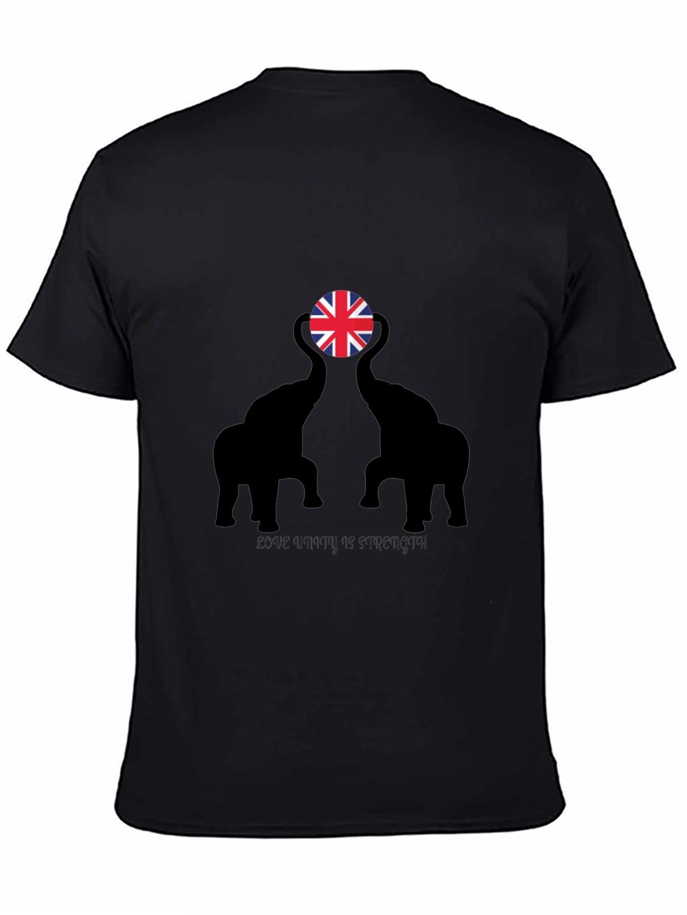 Elephant UK Flag Graphic Tee - Unity Strength Love