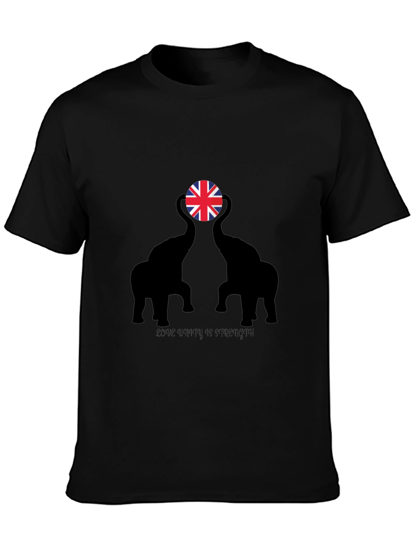 Elephant UK Flag Graphic Tee - Unity Strength Love