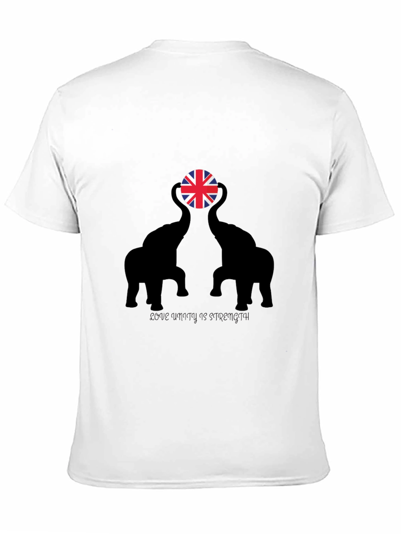 Elephant UK Flag Graphic Tee - Unity Strength Love
