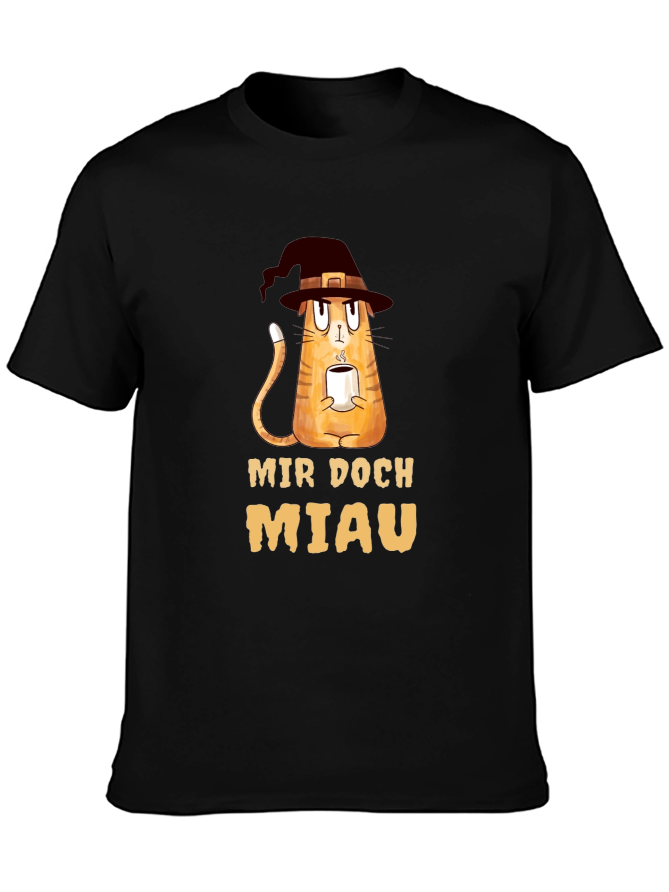 Mir Doch Miau Cat Witch T-Shirt
