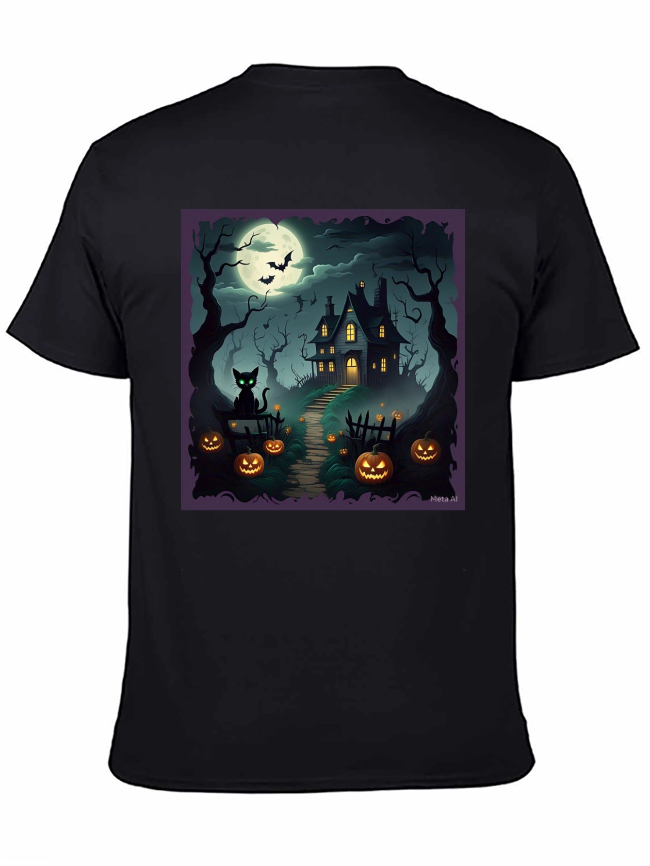 Spooky Halloween House T-Shirt