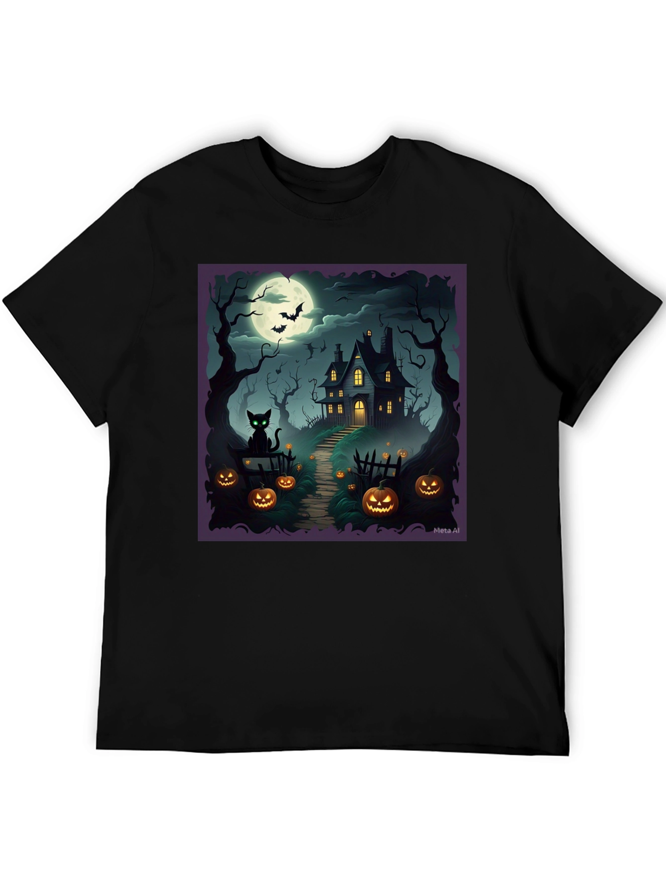 Spooky Halloween House T-Shirt