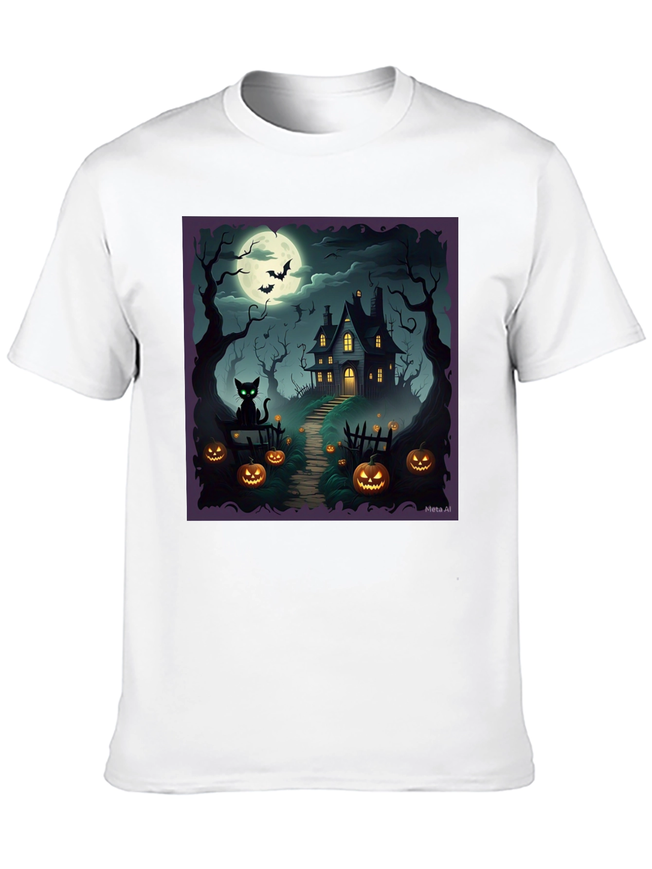 Spooky Halloween House T-Shirt