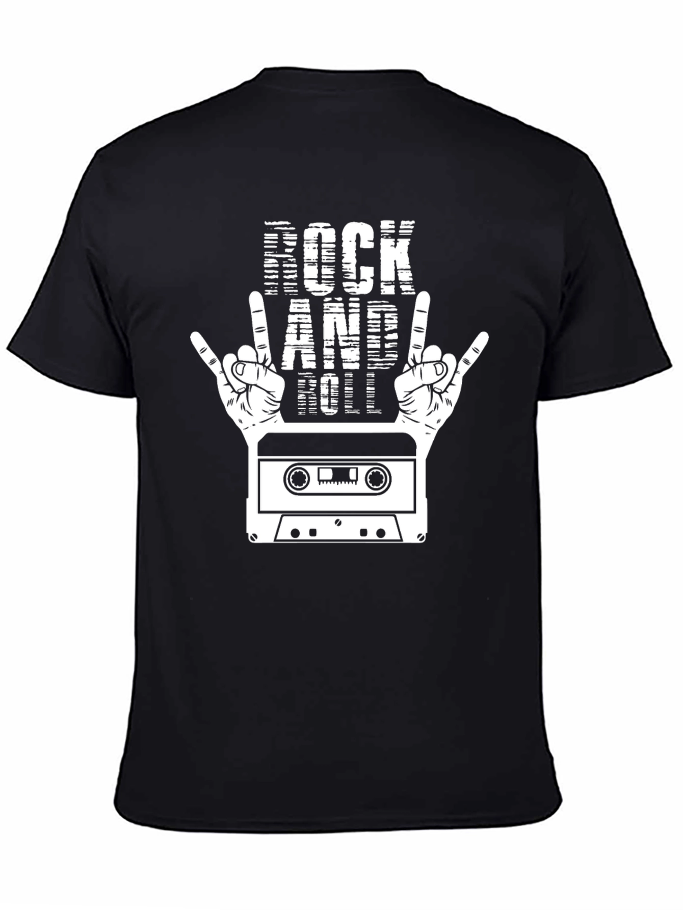 Rock and Roll Cassette Tape Graphic Tee