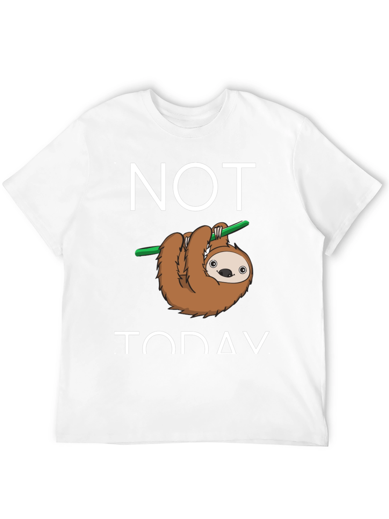 Funny Sloth Not Today Graphic Tee