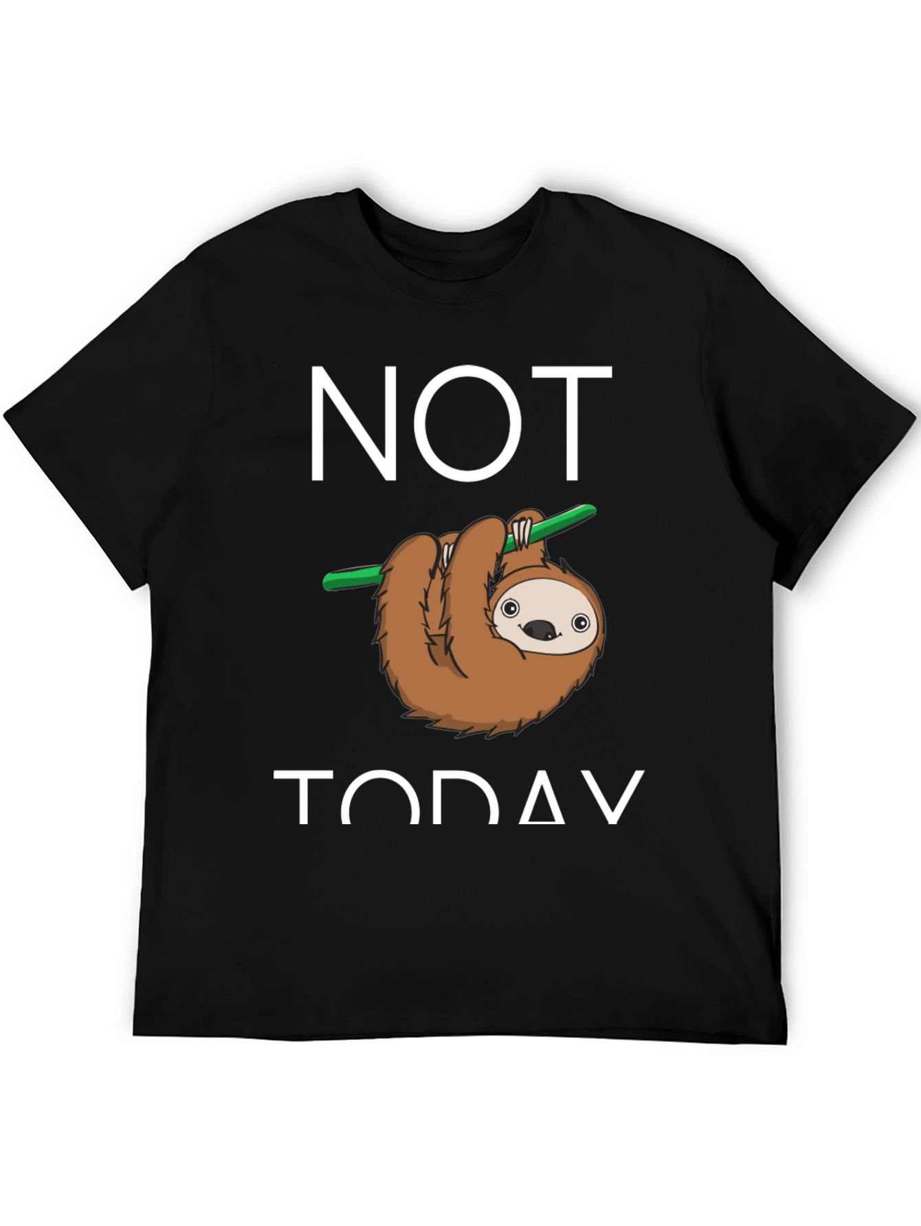 Funny Sloth Not Today Graphic Tee