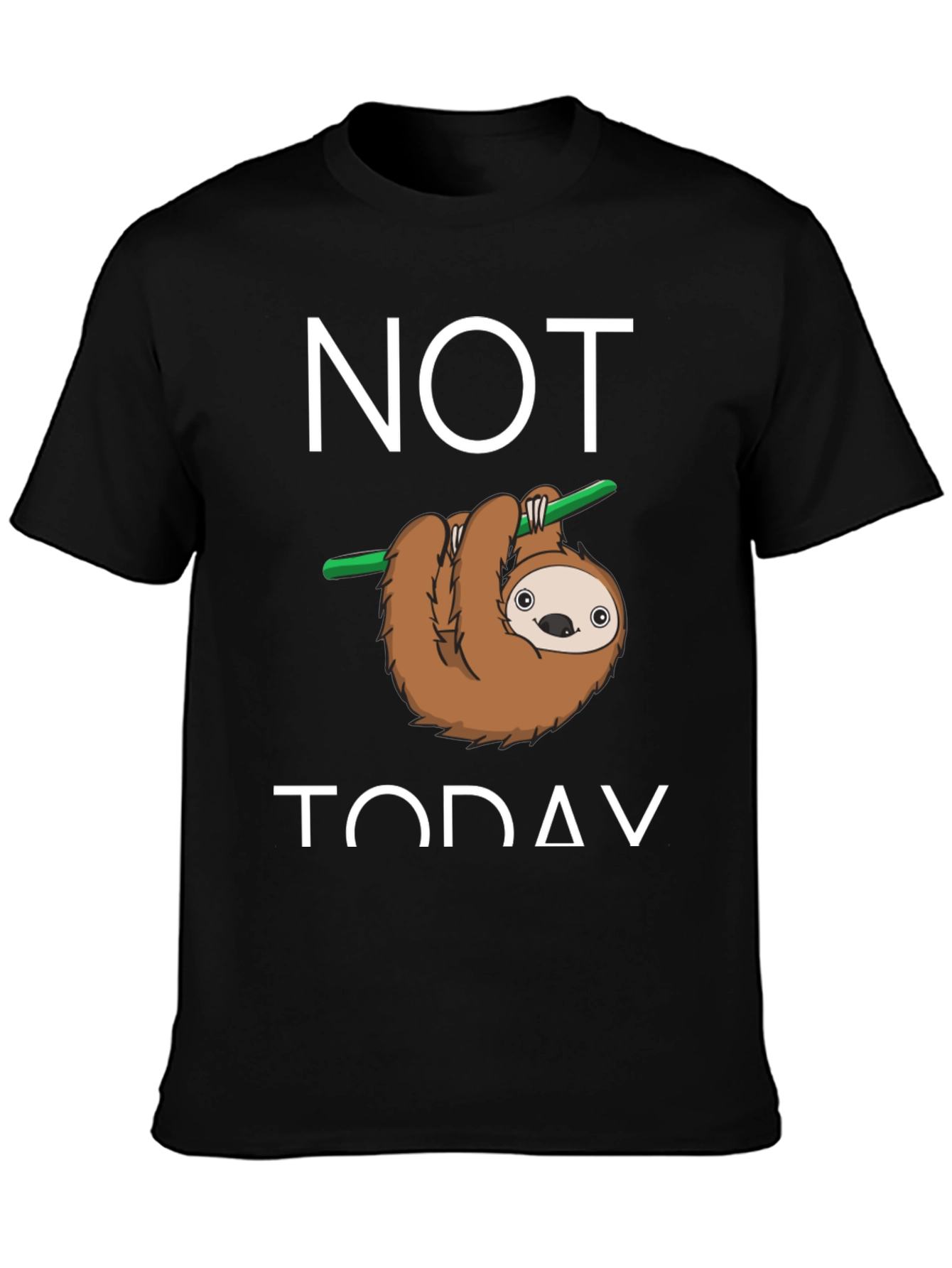 Funny Sloth Not Today Graphic Tee