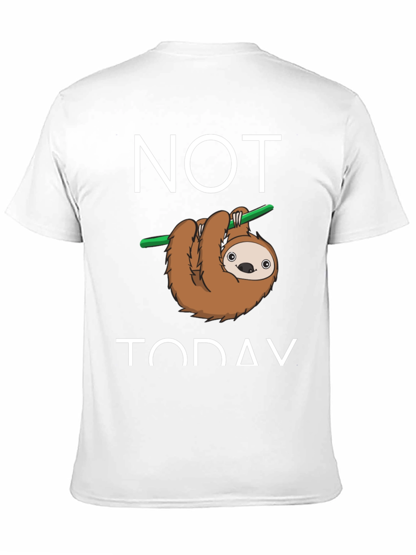 Funny Sloth Not Today Graphic Tee