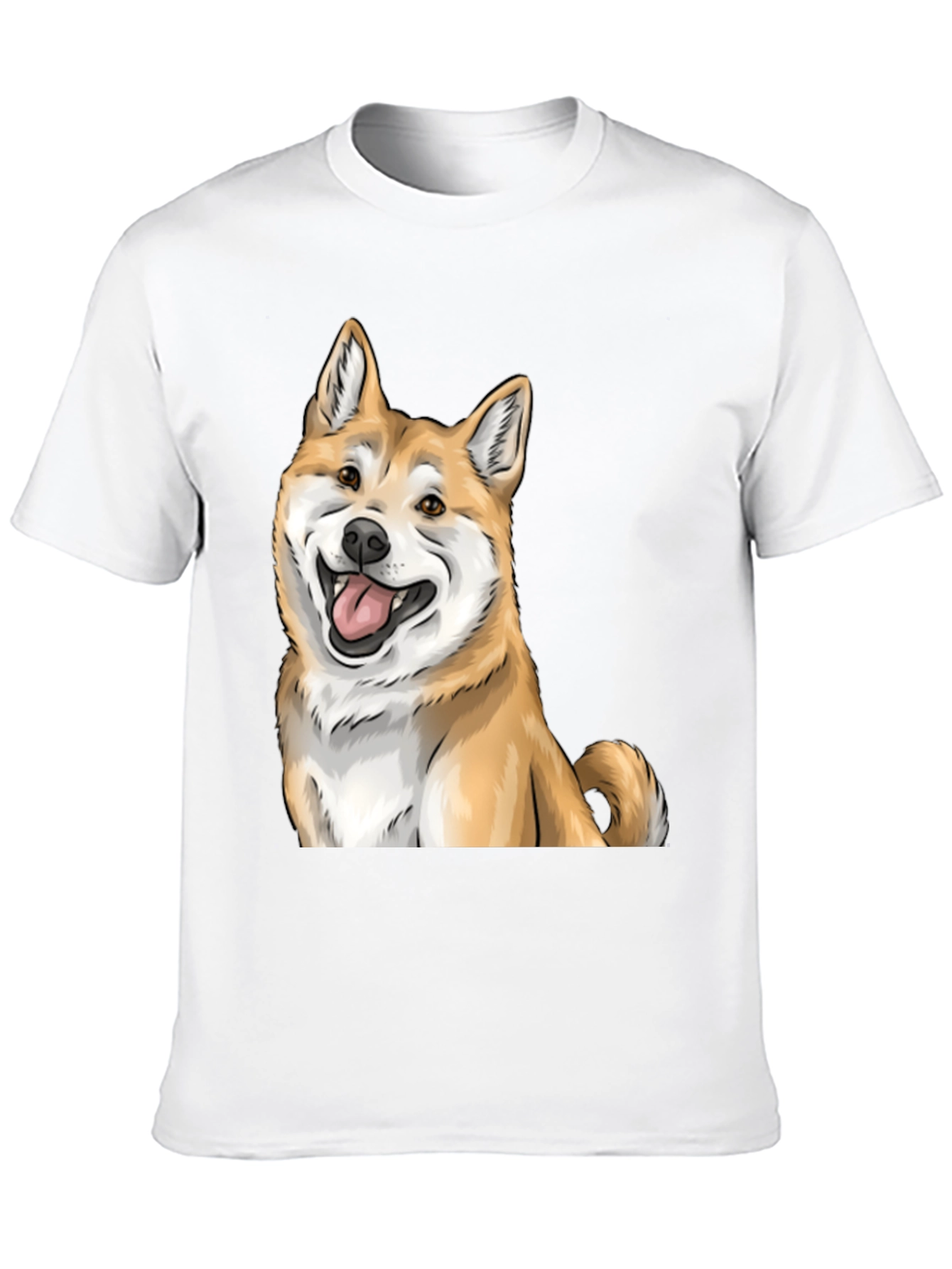 Shiba Inu Graphic Tee - Black Dog Lover T-Shirt