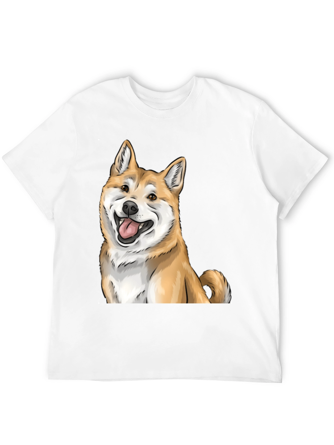 Shiba Inu Graphic Tee - Black Dog Lover T-Shirt