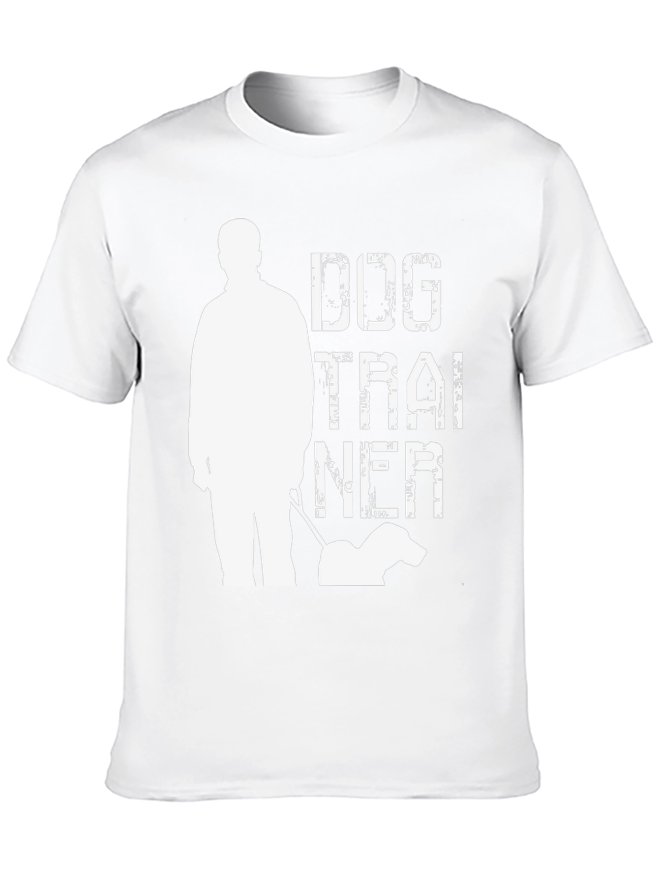 Dog Trainer Graphic T-Shirt - Black Cotton Tee