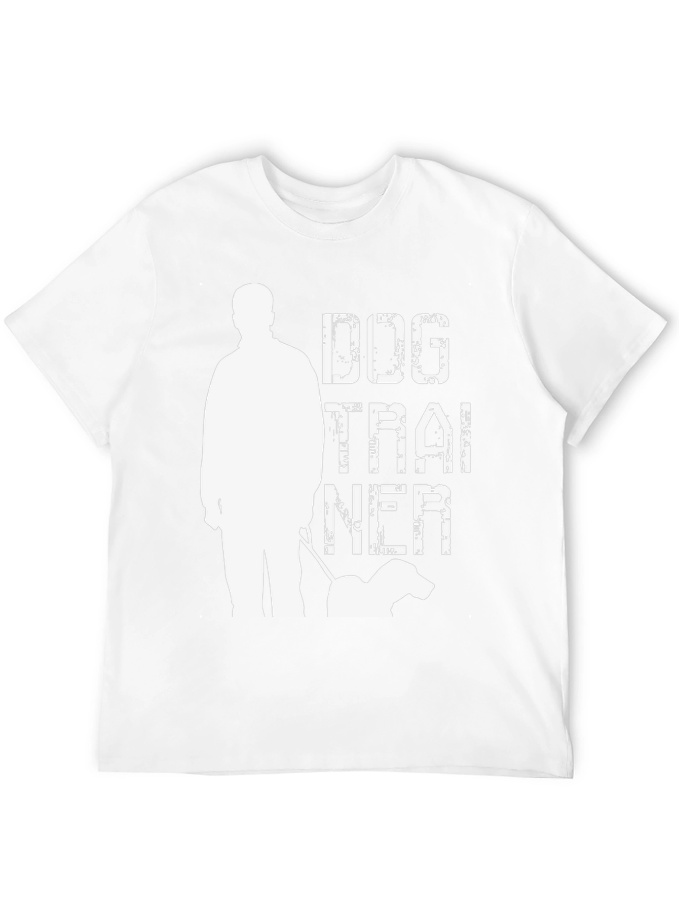 Dog Trainer Graphic T-Shirt - Black Cotton Tee