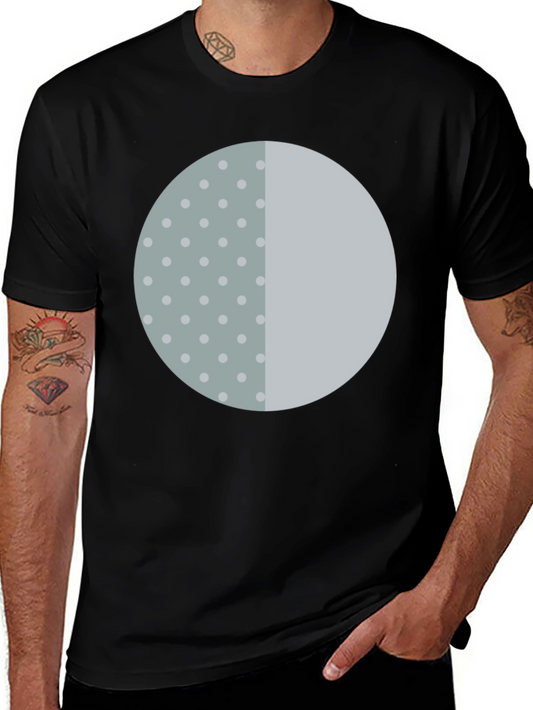 Modern Circle Graphic Tee - Casual Style