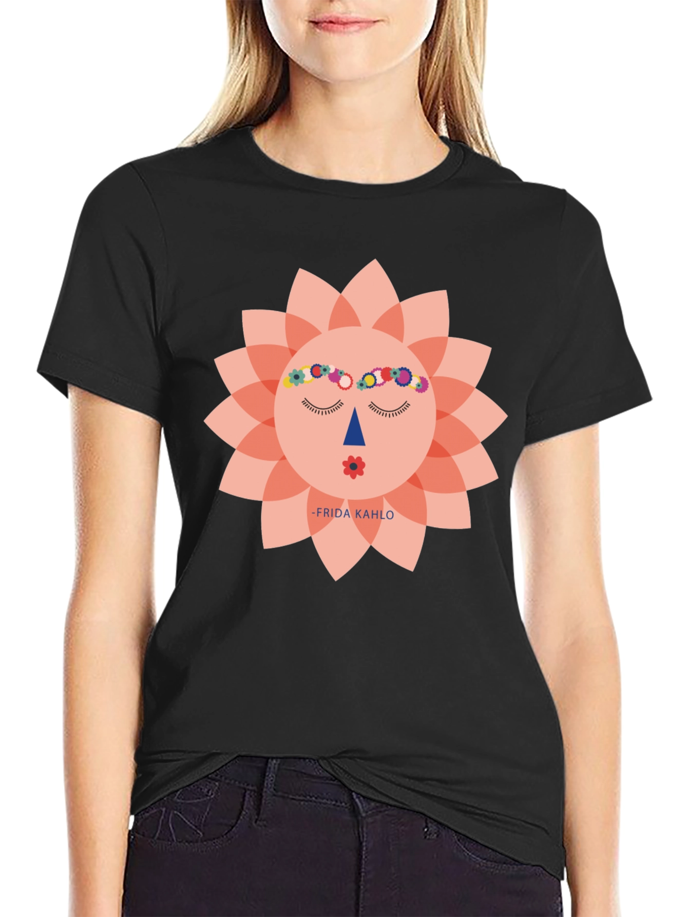 Frida Kahlo Graphic Tee - Unisex Black T-Shirt