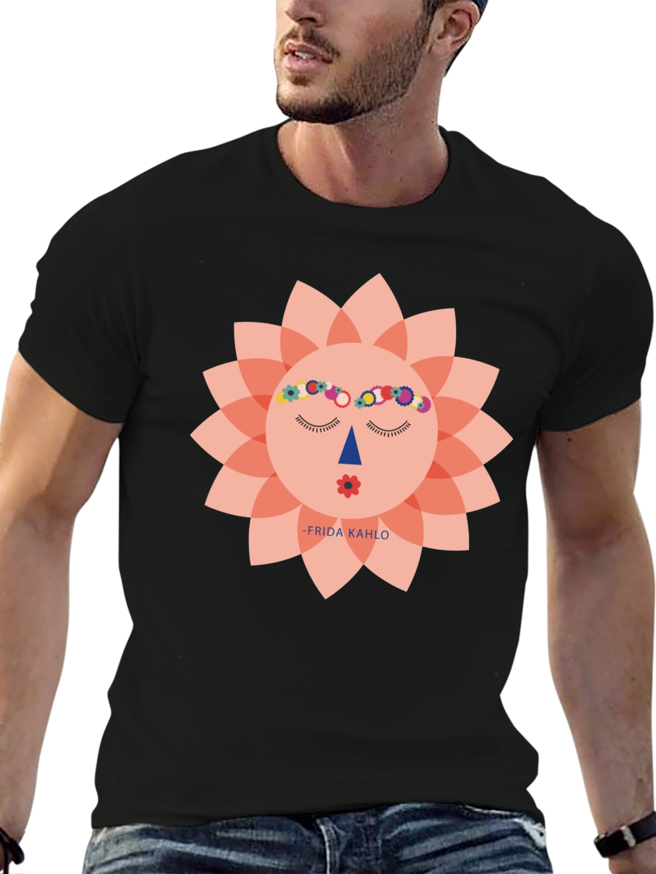 Frida Kahlo Graphic Tee - Unisex Black T-Shirt