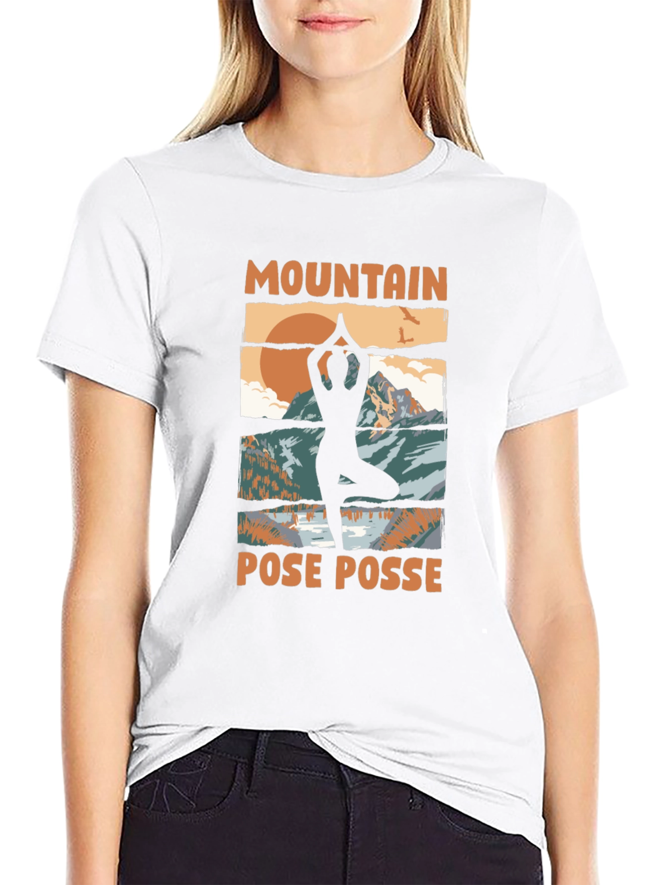 Mountain Pose Posse Graphic Tee