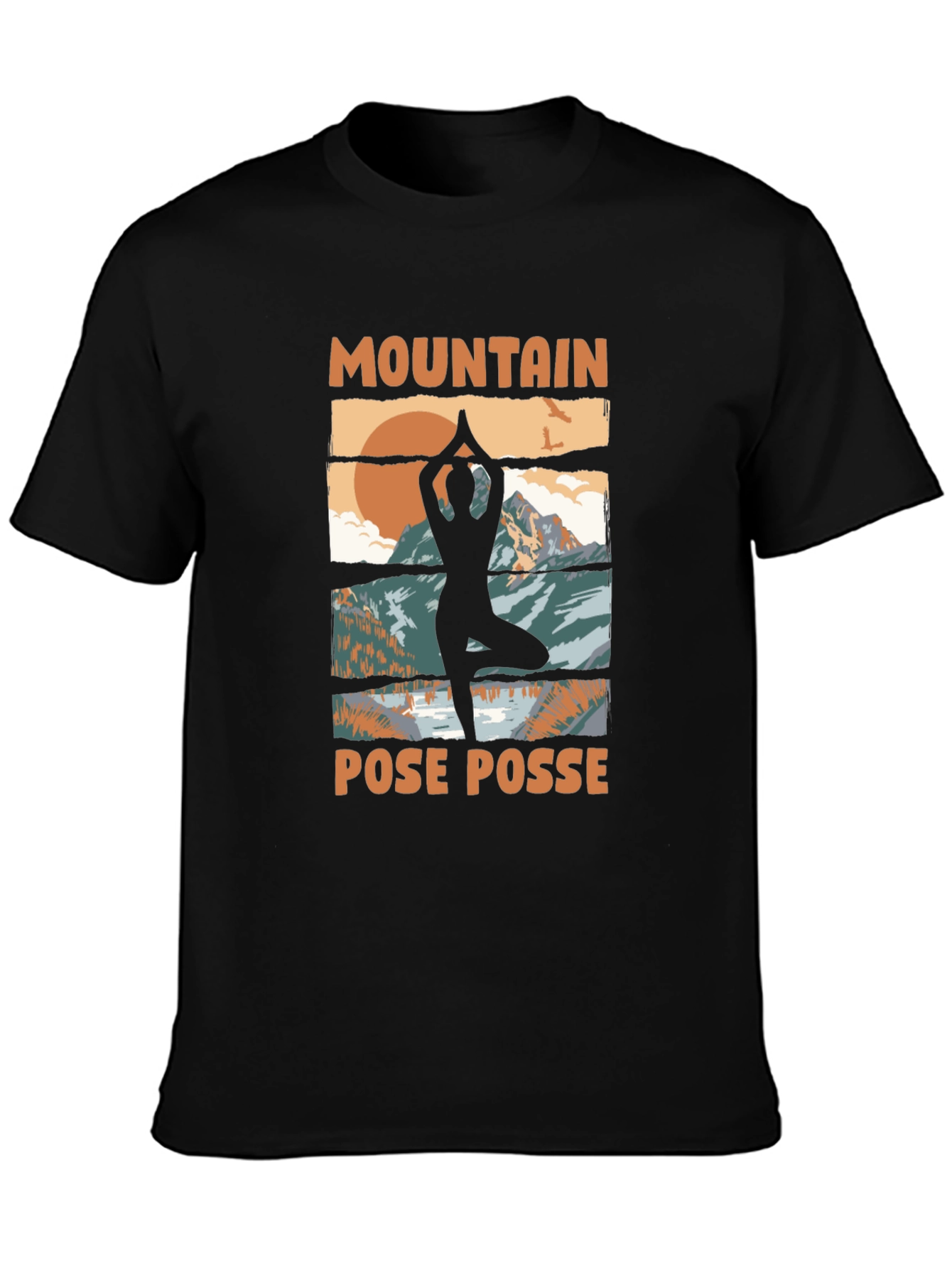 Mountain Pose Posse Graphic Tee