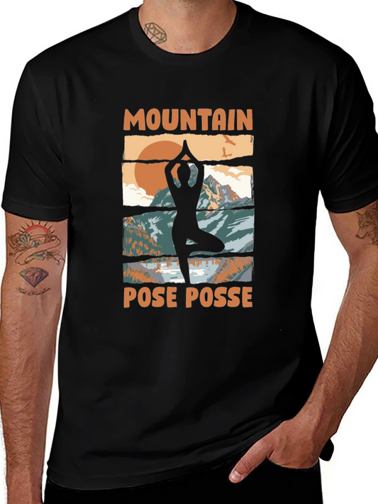 Mountain Pose Posse Graphic Tee