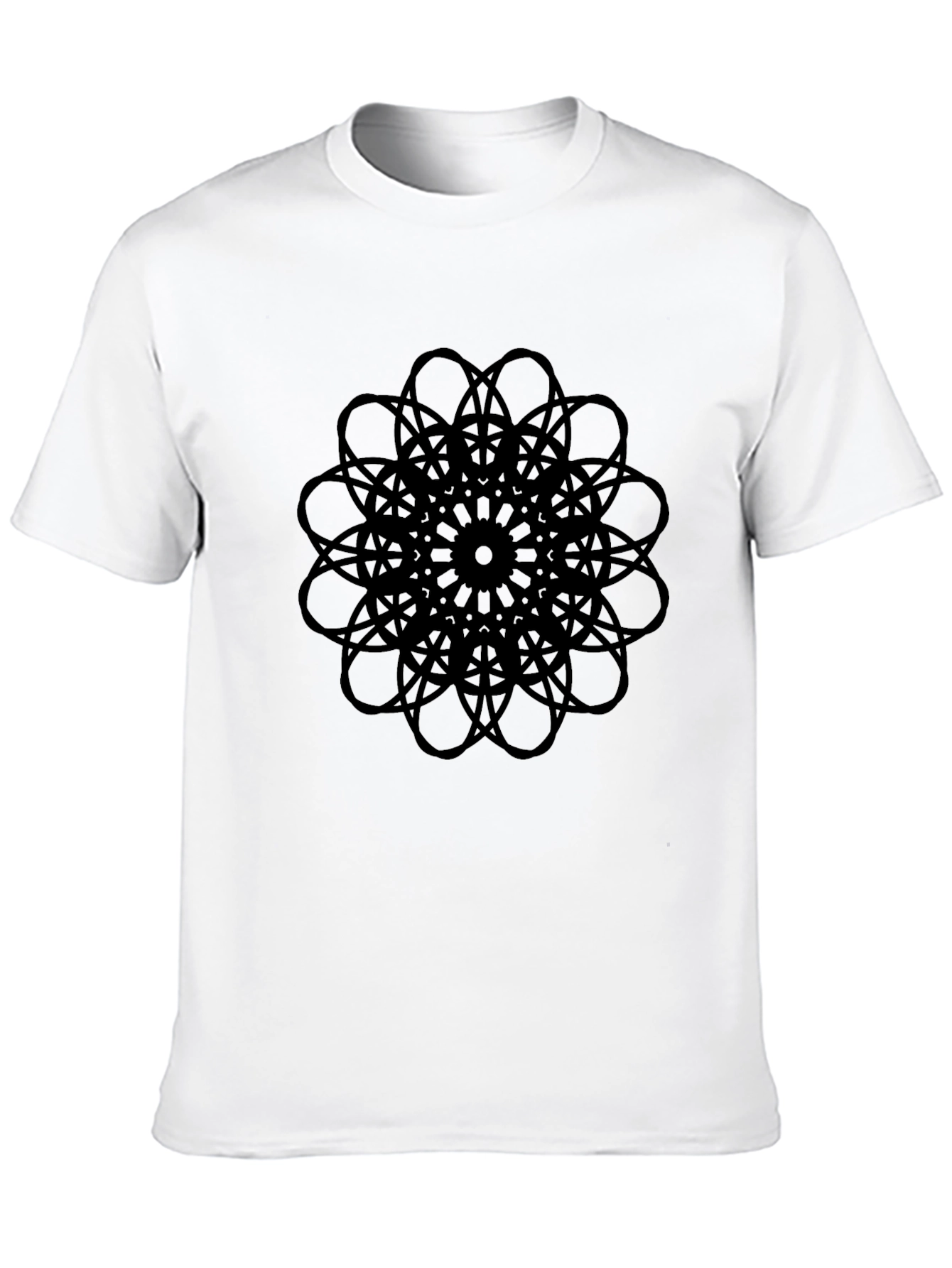 Geometric Black T-Shirt