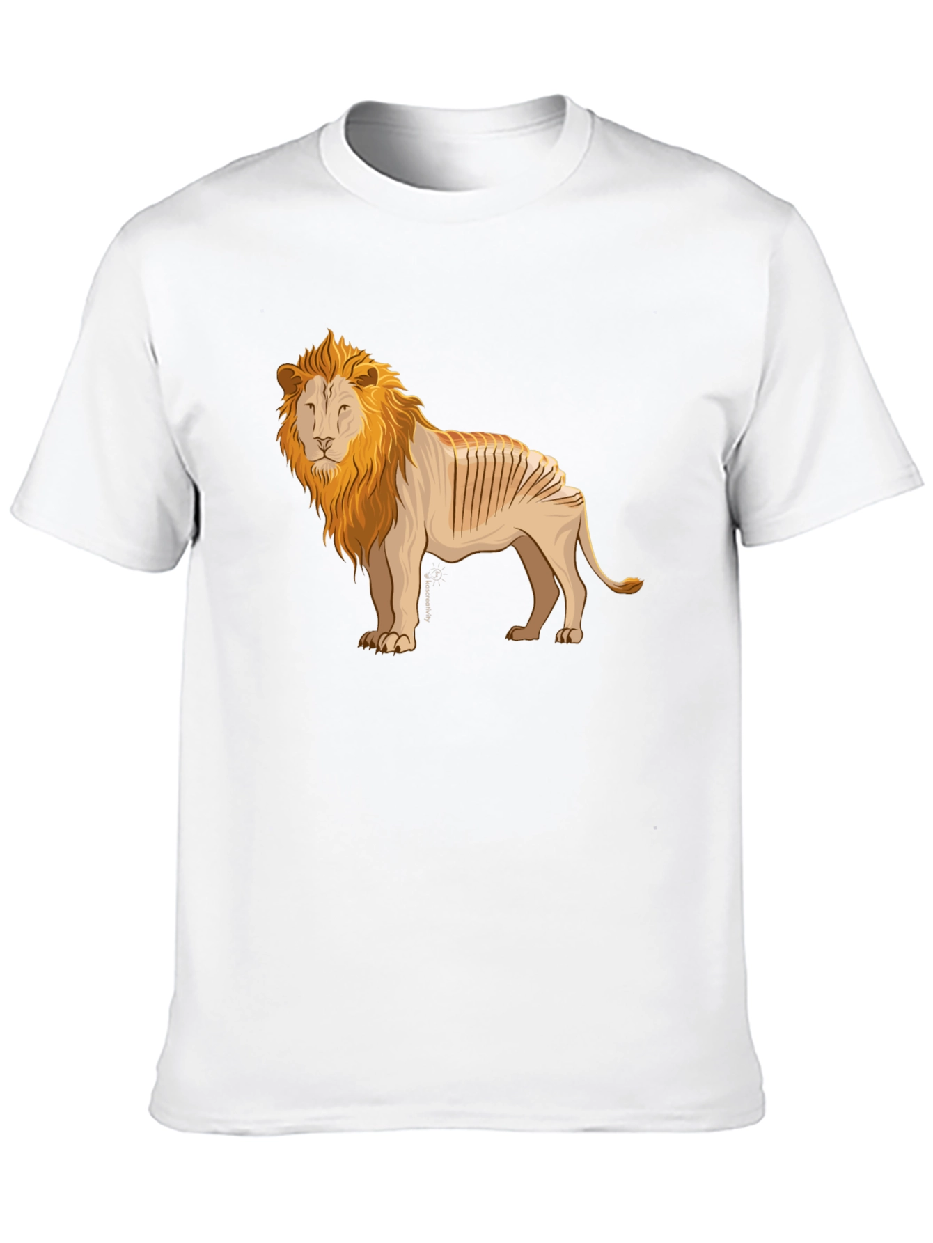 Bread Lion Graphic Tee - Black Cotton T-Shirt