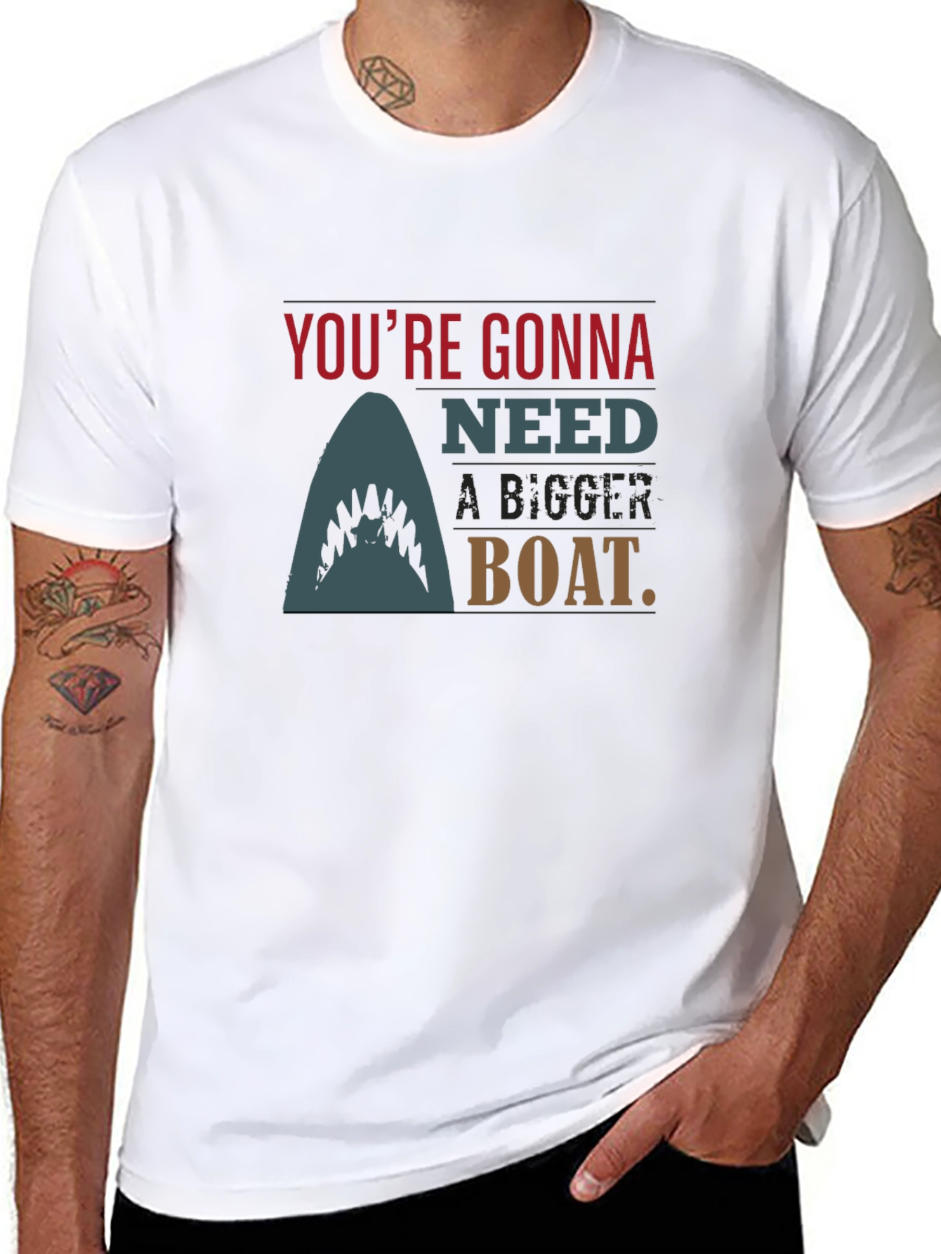Youre Gonna Need A Bigger Boat Black T-Shirt