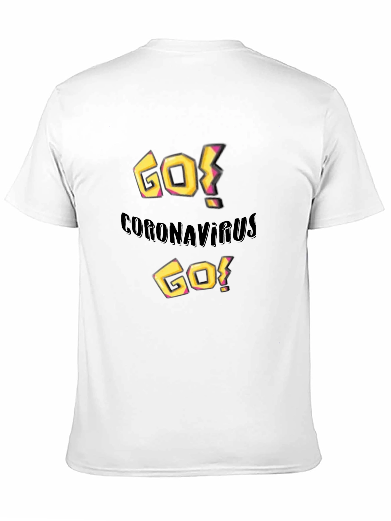 Go Coronavirus Go! Black Graphic Tee