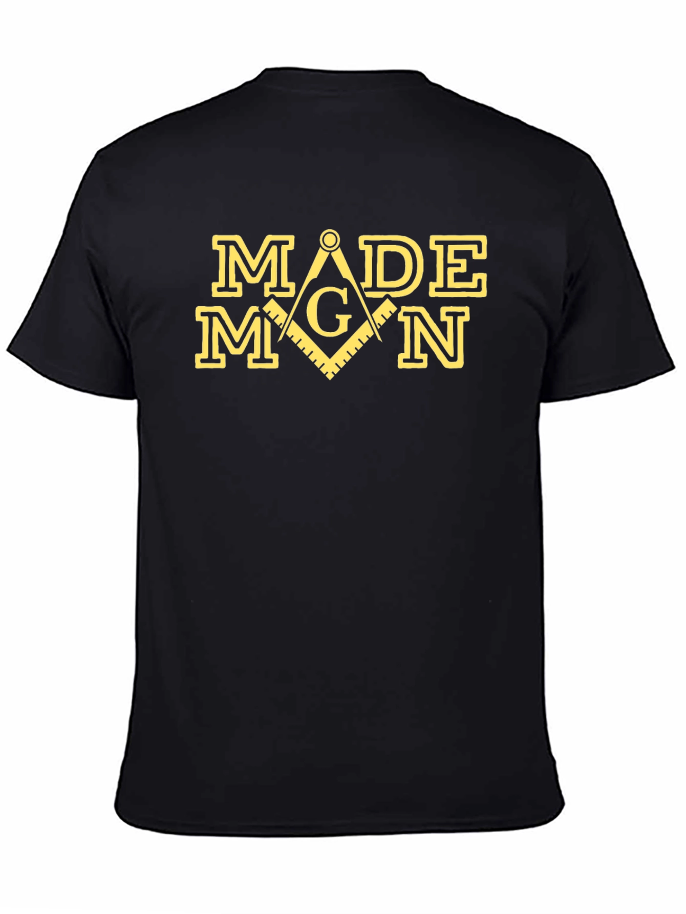 Made Man Masonic Black T-Shirt