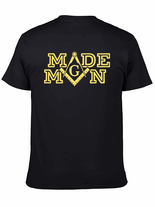 Made Man Masonic Black T-Shirt