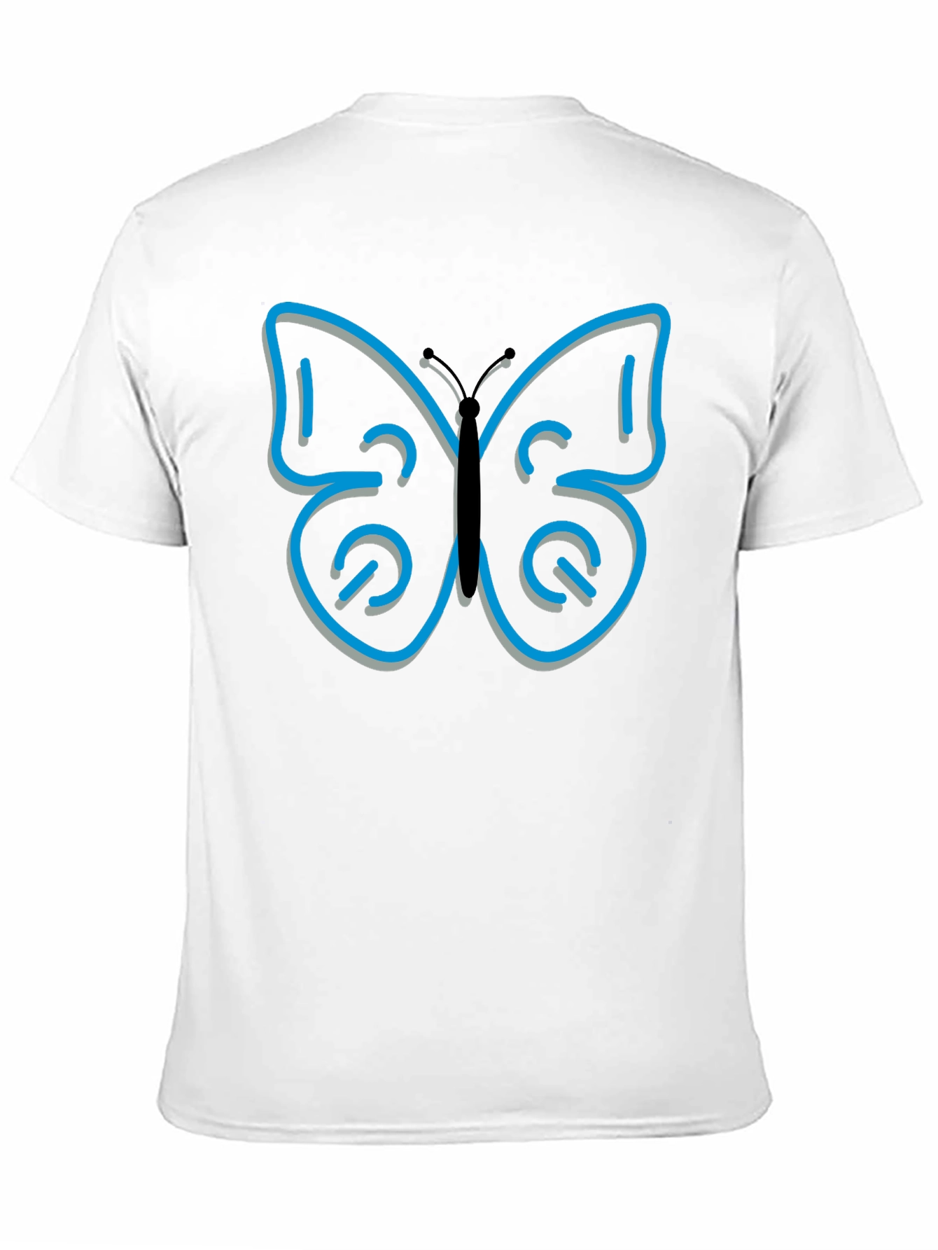 Butterfly Graphic Tee - Trendy Casual Wear