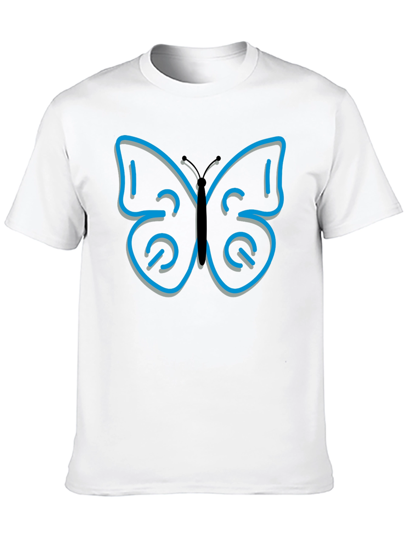 Butterfly Graphic Tee - Trendy Casual Wear
