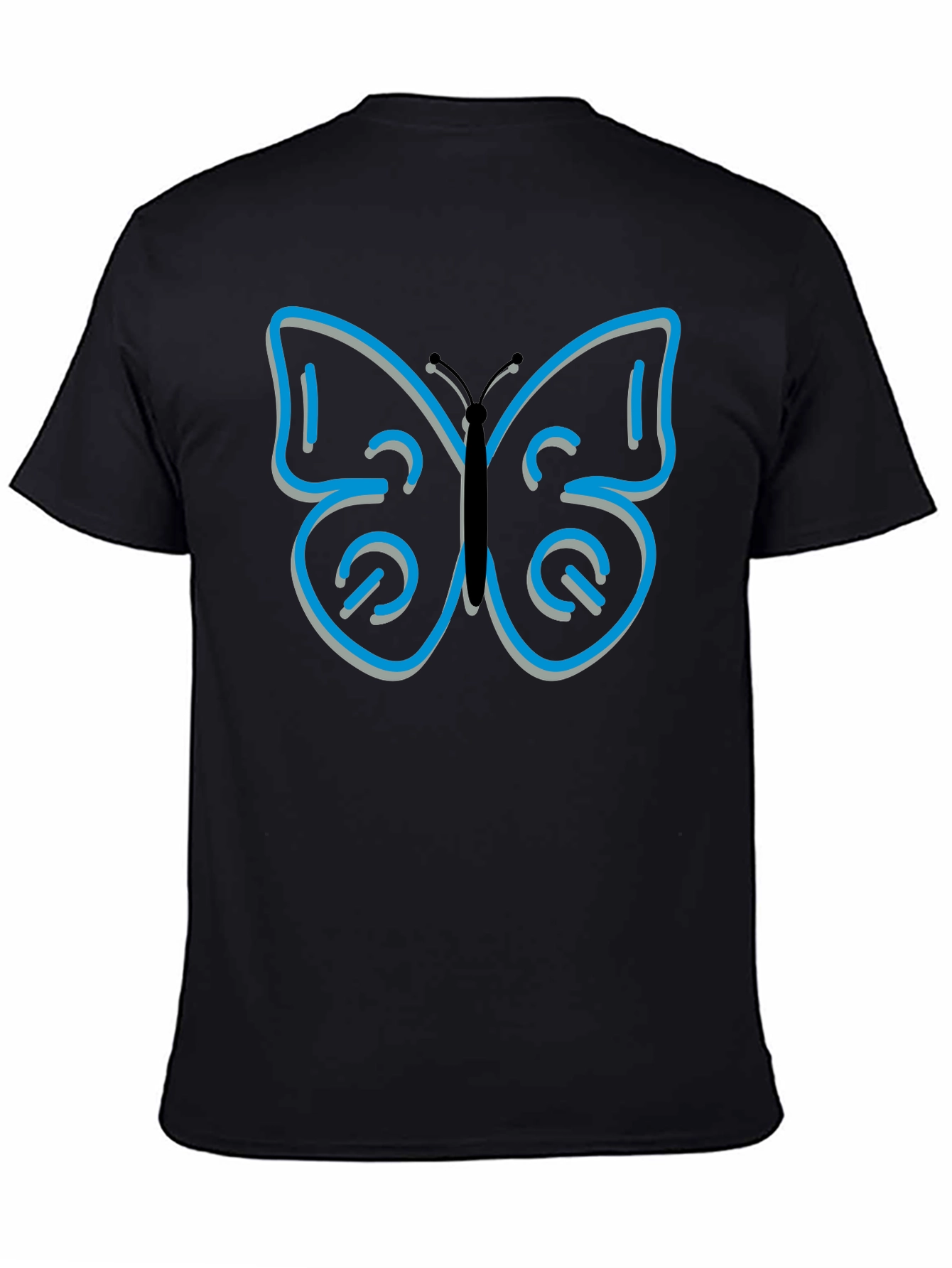 Butterfly Graphic Tee - Trendy Casual Wear