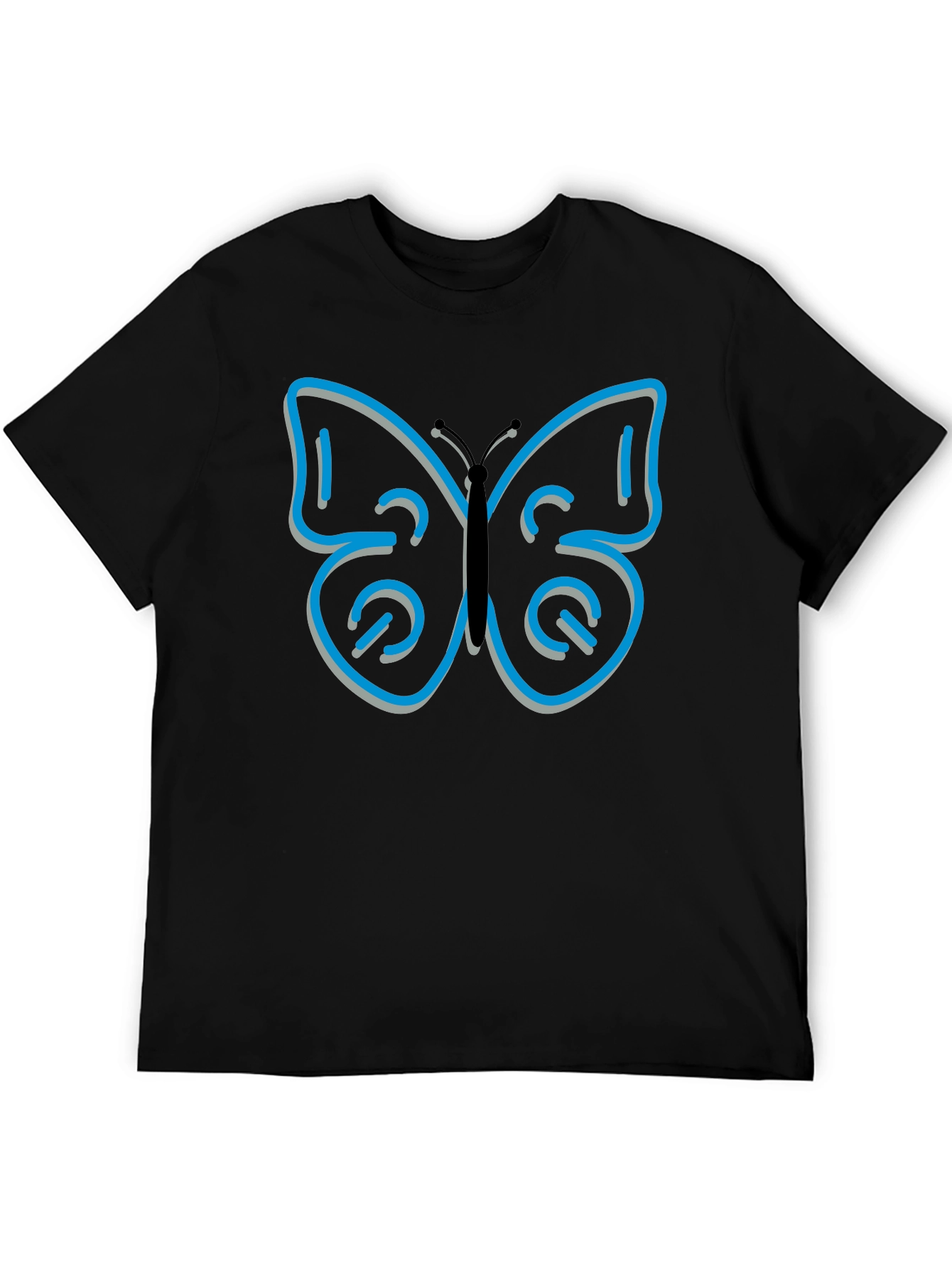Butterfly Graphic Tee - Trendy Casual Wear