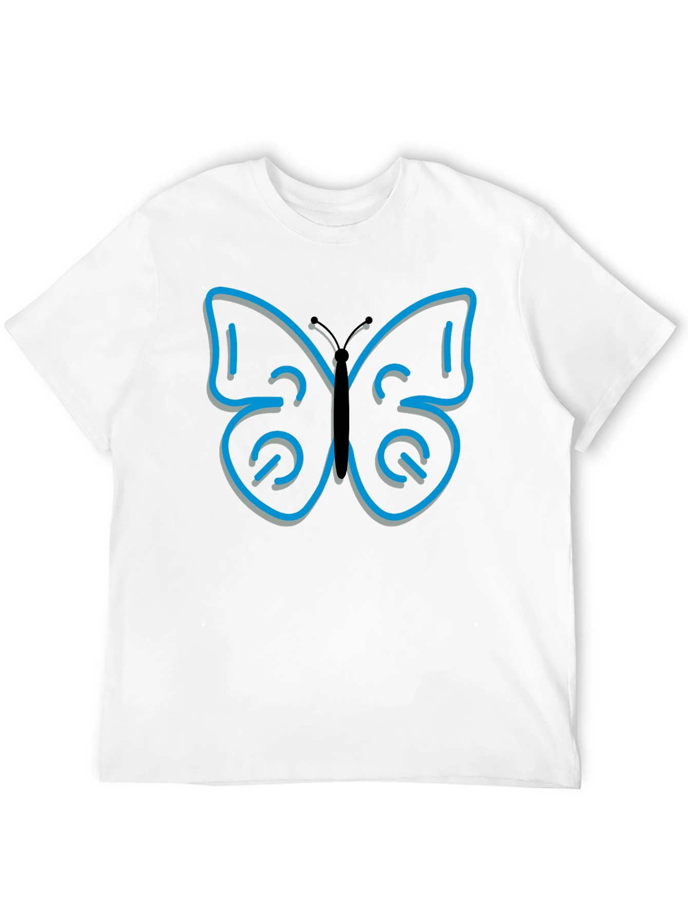 Butterfly Graphic Tee - Trendy Casual Wear