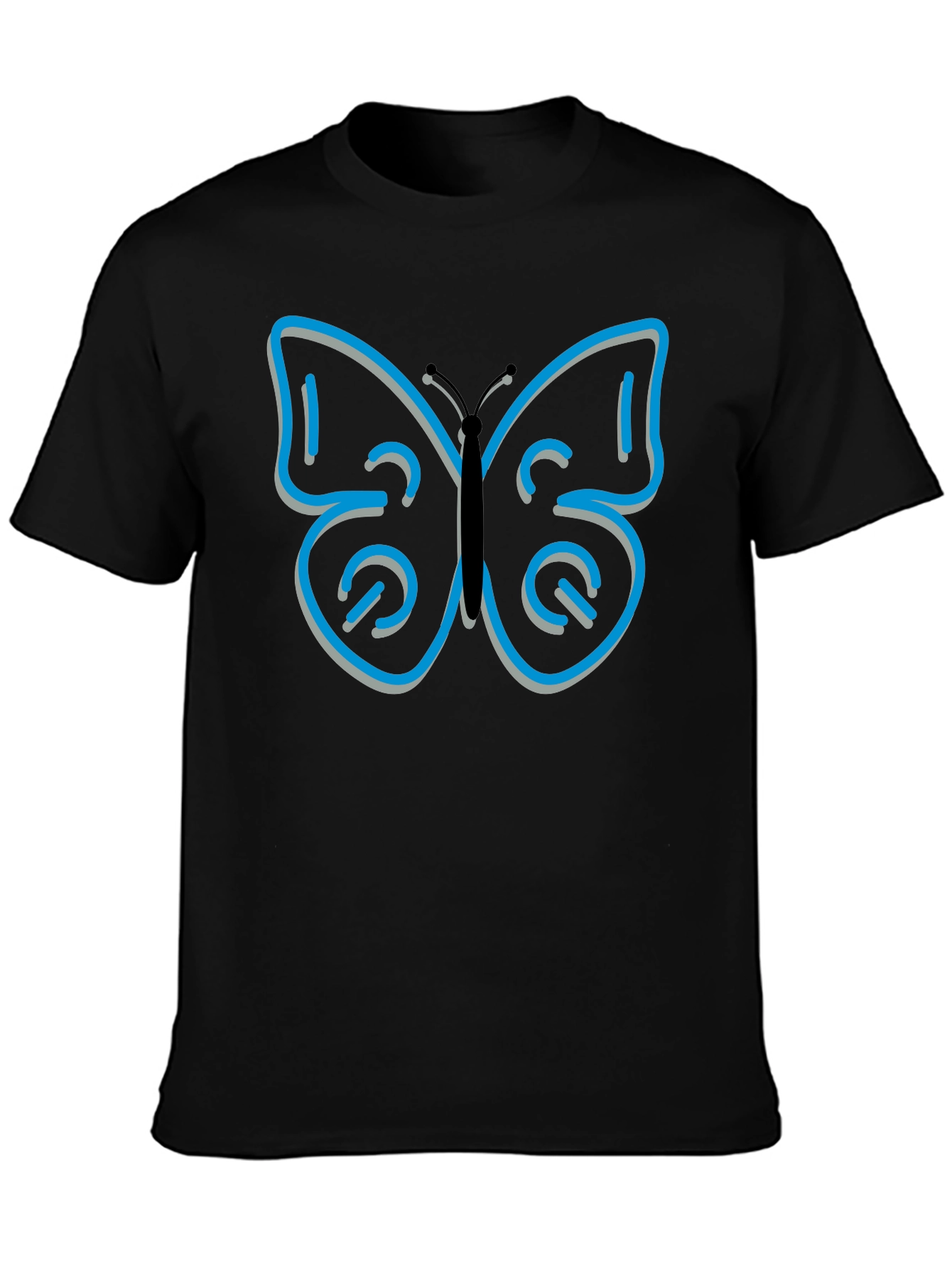 Butterfly Graphic Tee - Trendy Casual Wear