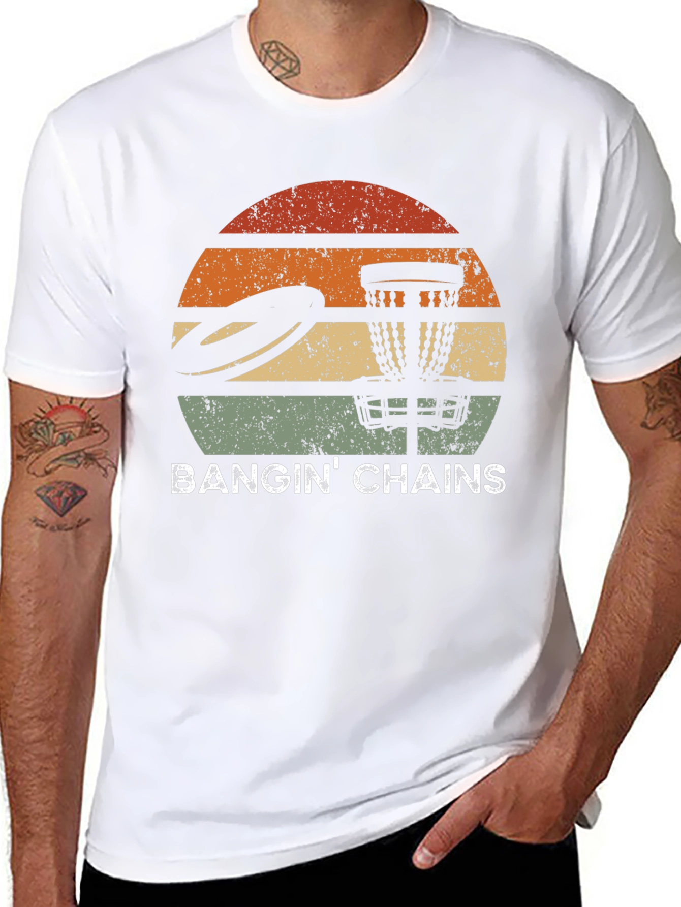 Banging Chains Disc Golf Graphic Tee