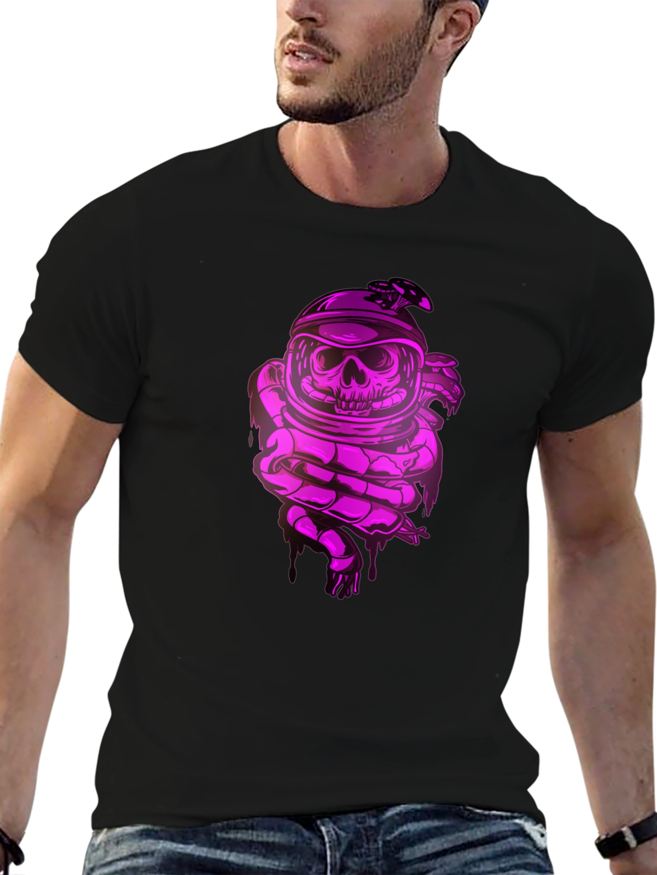 Skull Astronaut Graphic Tee