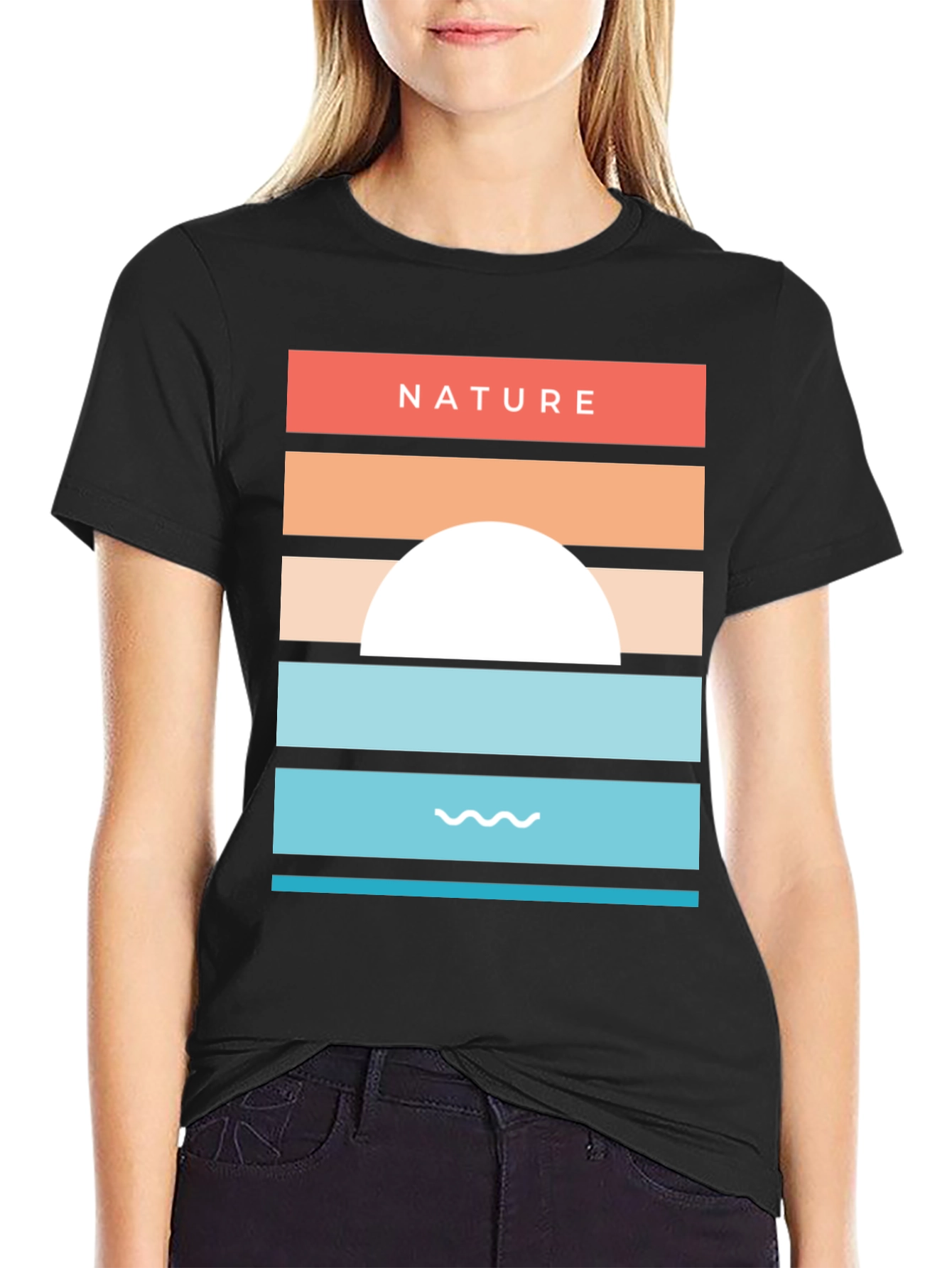 Nature Sunset Graphic Tee - Stylish Unisex T-Shirt